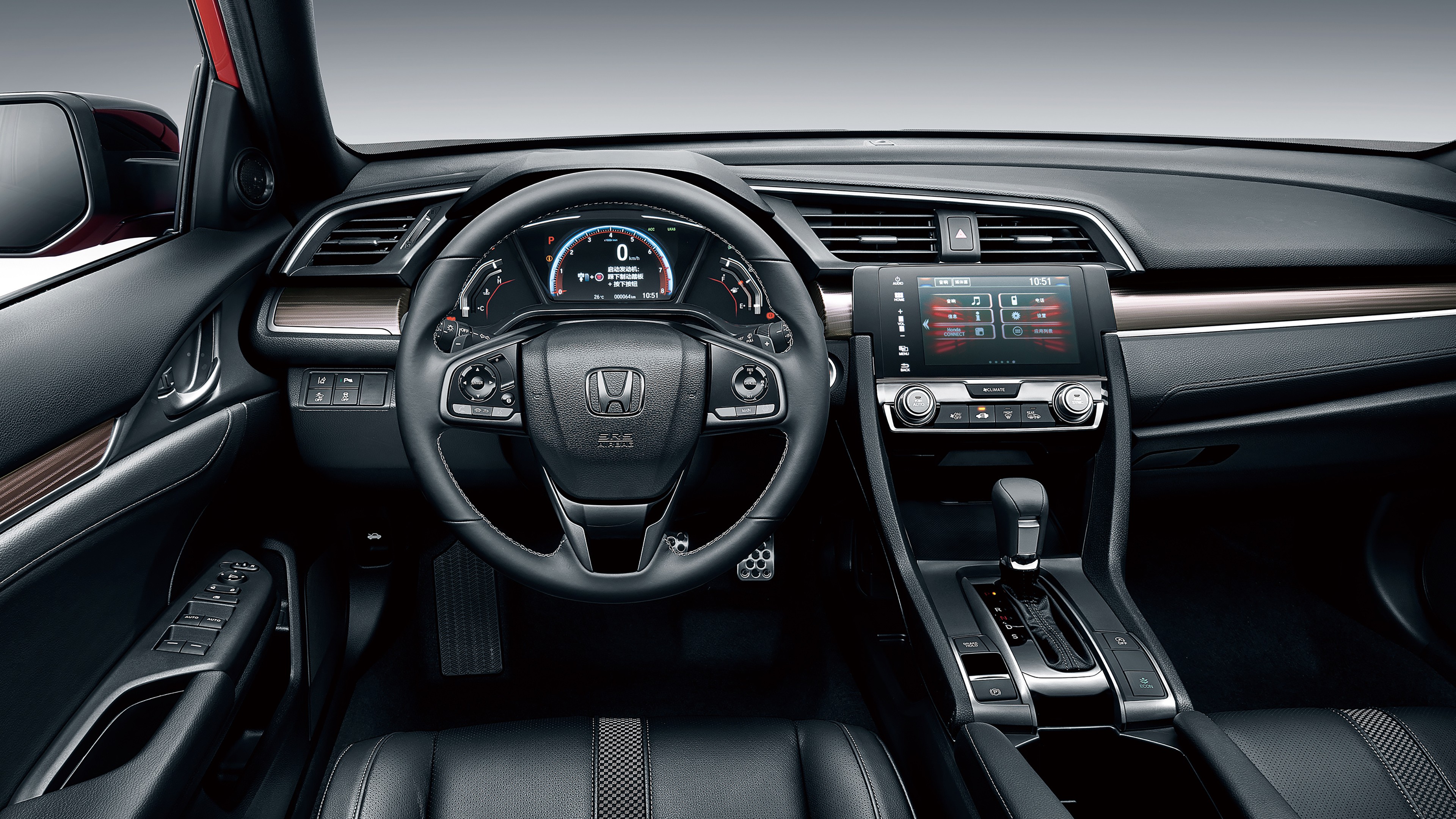 Honda Civic 220 Turbo Hatchback 2020 4K Interior Wallpaper Car Wallpaper