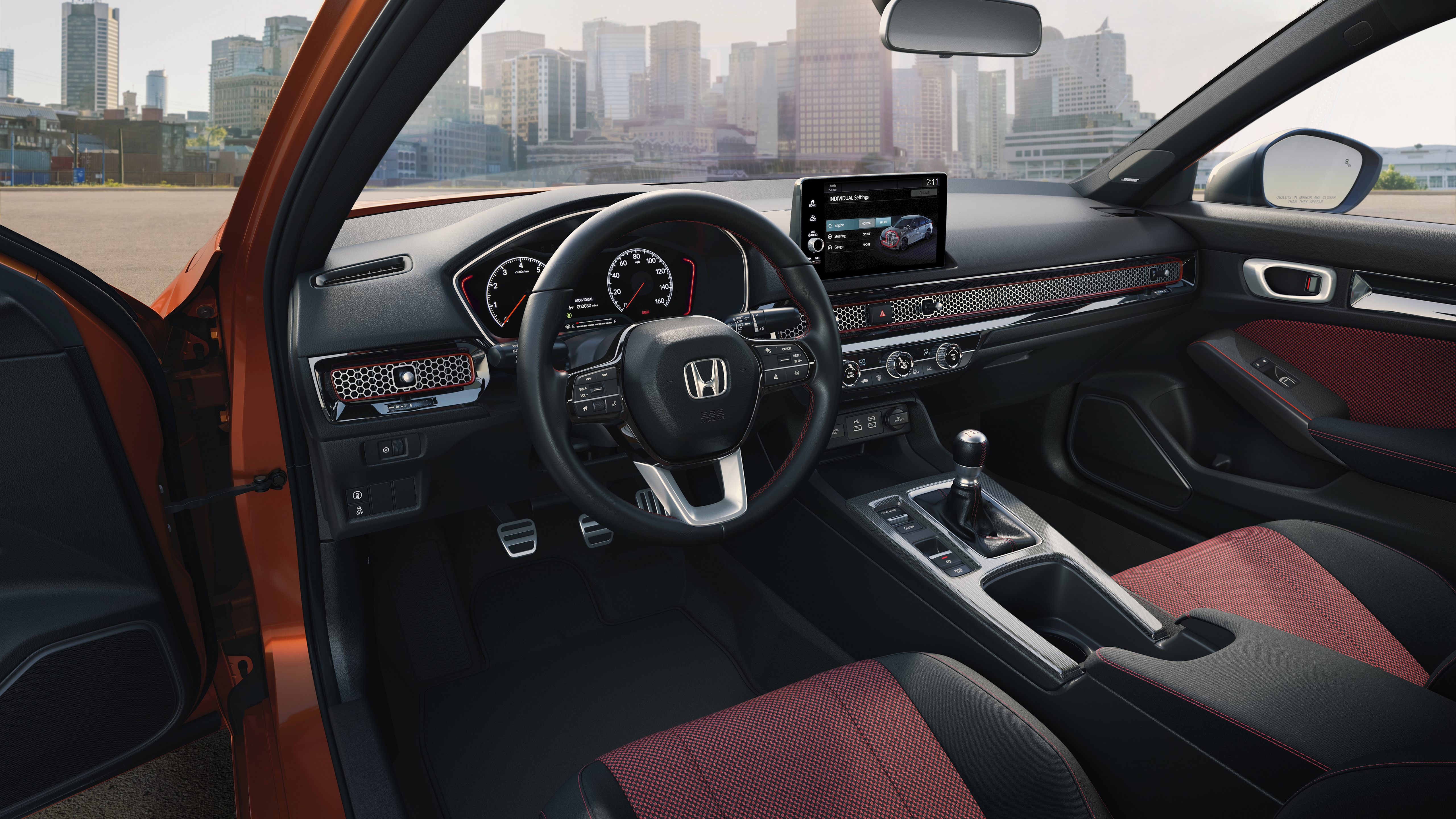 2022 Honda Civic Si 5K Interior Wallpaper Car Wallpaper