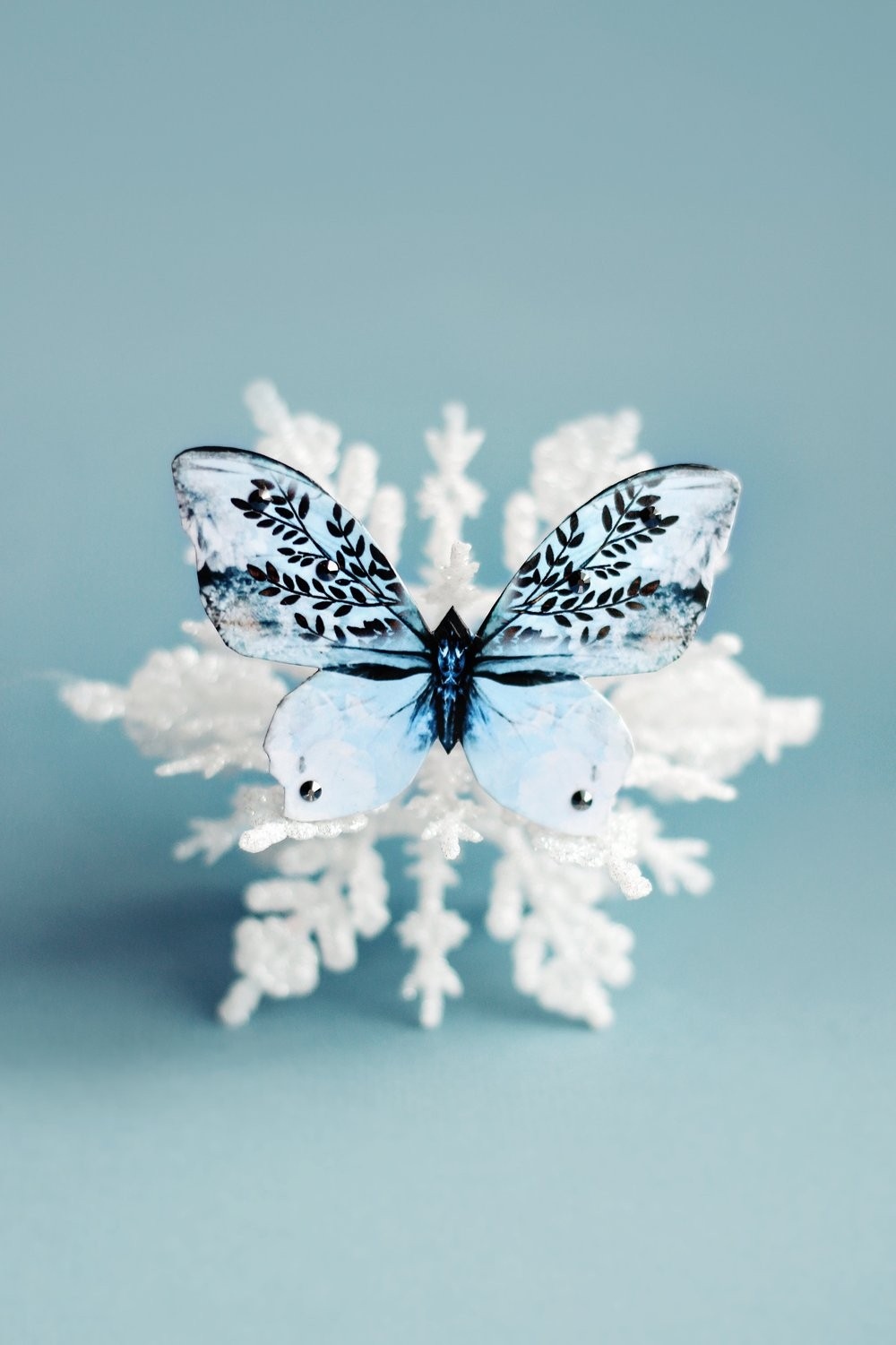 White Butterfly. Printed Aesthetic Wallpaper Download