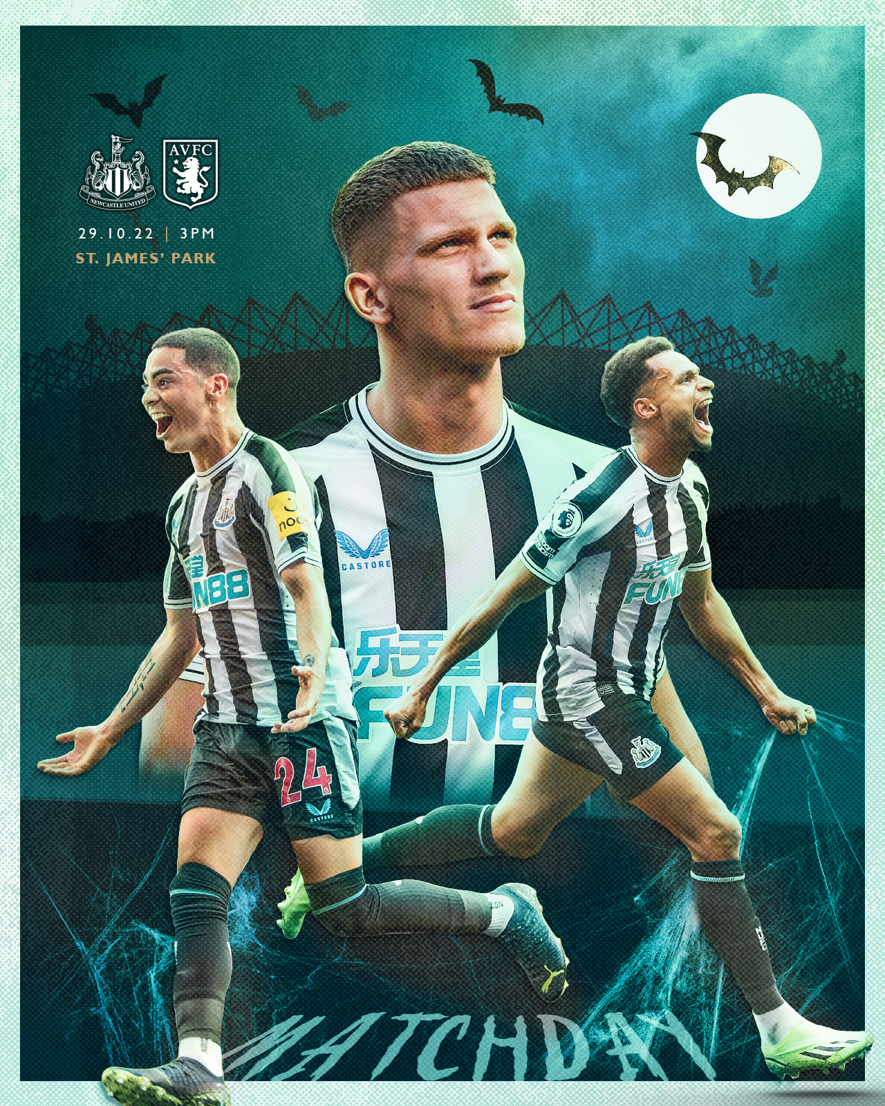 Newcastle United FC - ⚫️ HOWAY THE LADS! ⚪️ #NEWAVL