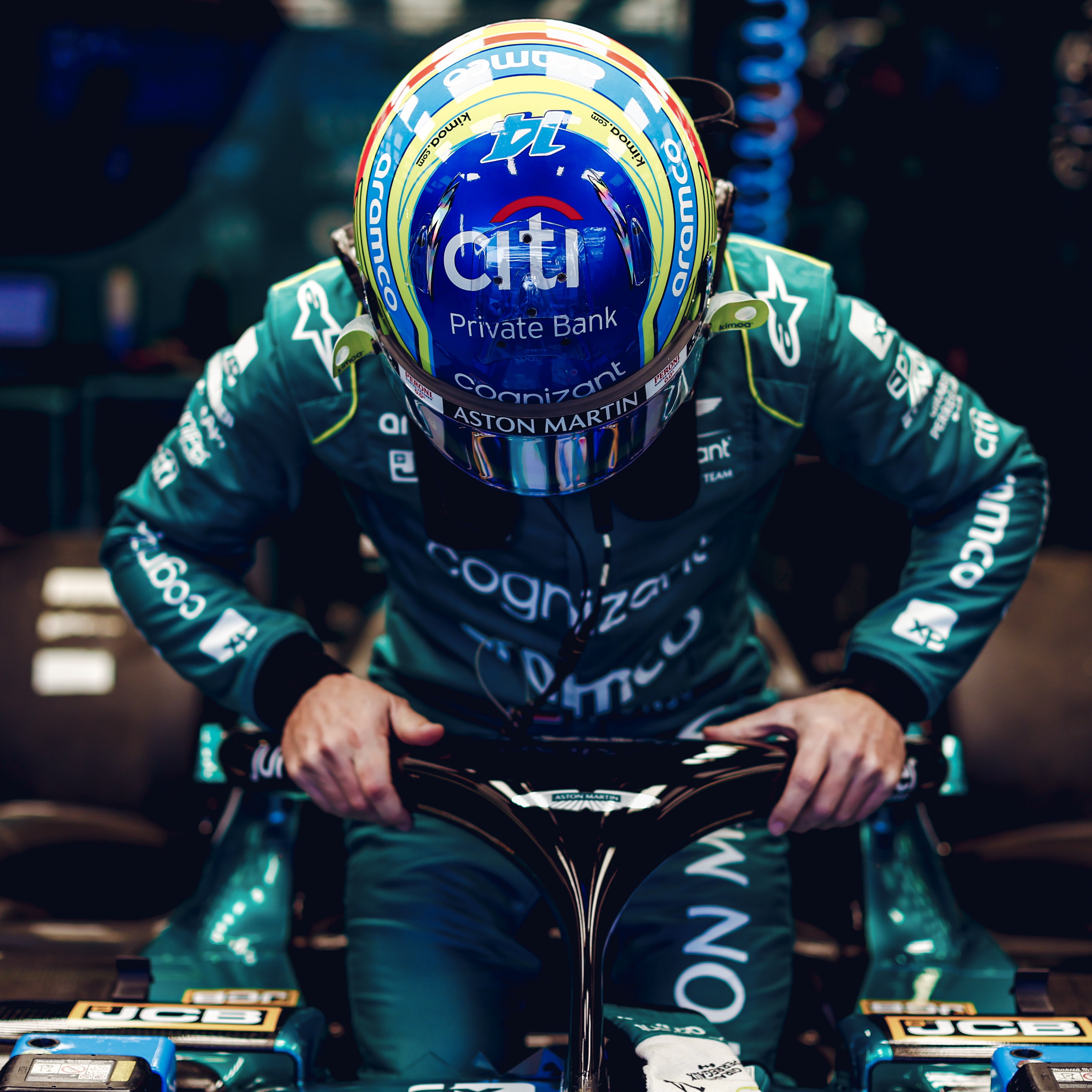 Fernando Alonso. Aston Martin. AMR23 2023 [ 3409 x 3409 ]