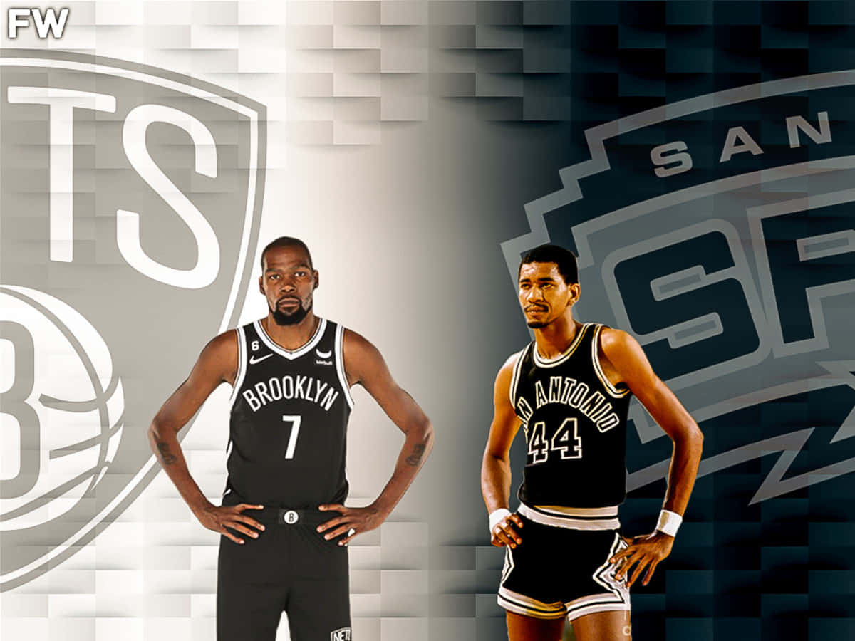 Download George Gervin Kevin Durant Basketball Wallpaper