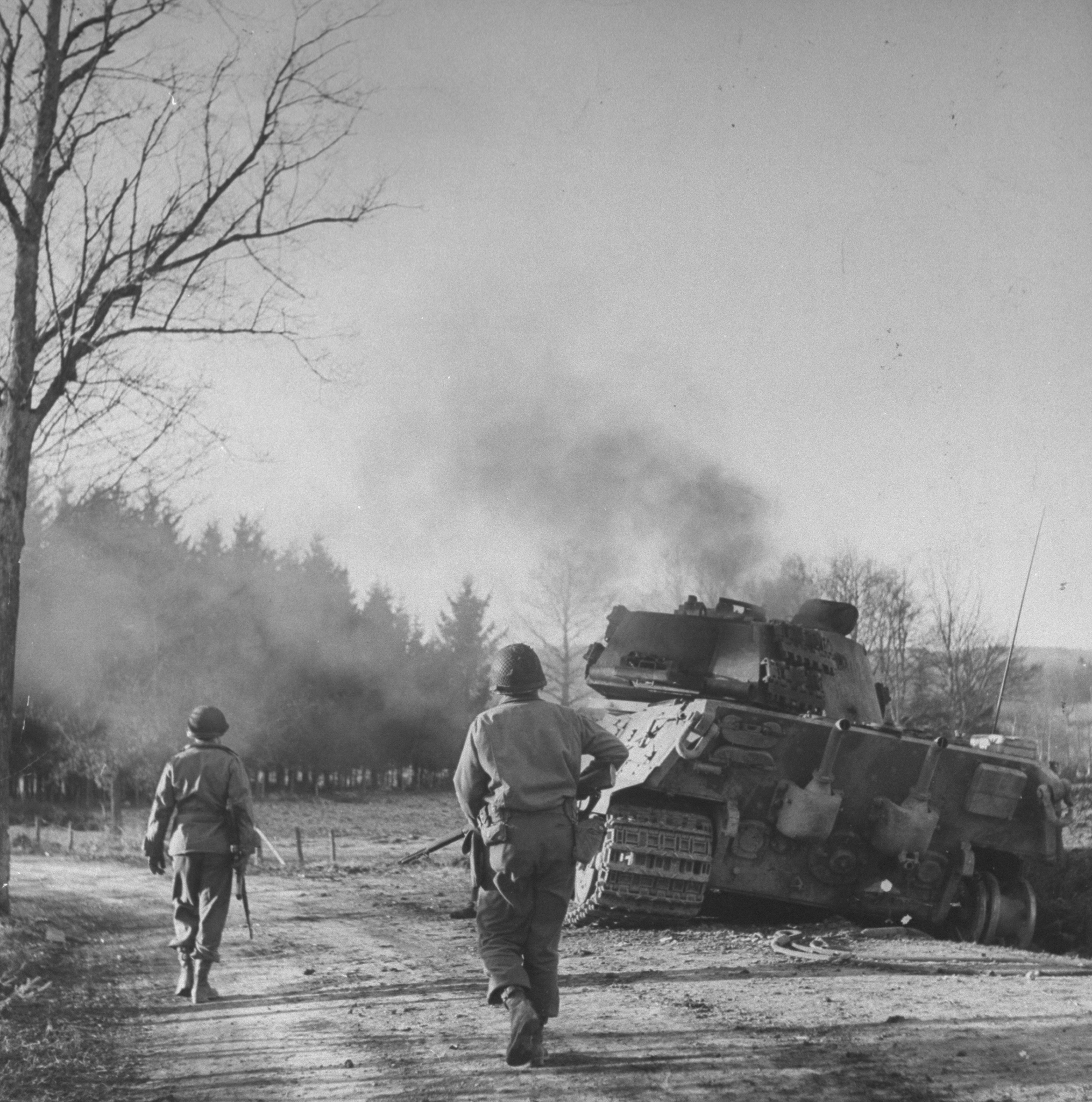 Fury' in the Real World: Photo of Tank Warfare in World War II