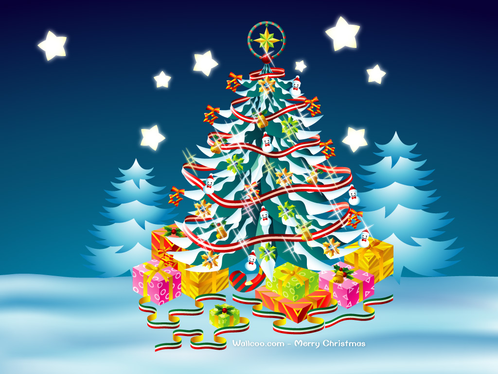 Christmas Vector Cartoon Wallpaper (16 photo) Picture, artists, photographers on Nevsepic