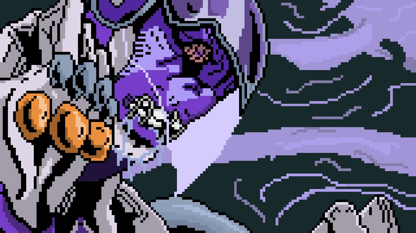 I just drew Purple Haze (Fugo's stand from JoJo's Bizzare Adventure Part 5: Golden Wind)