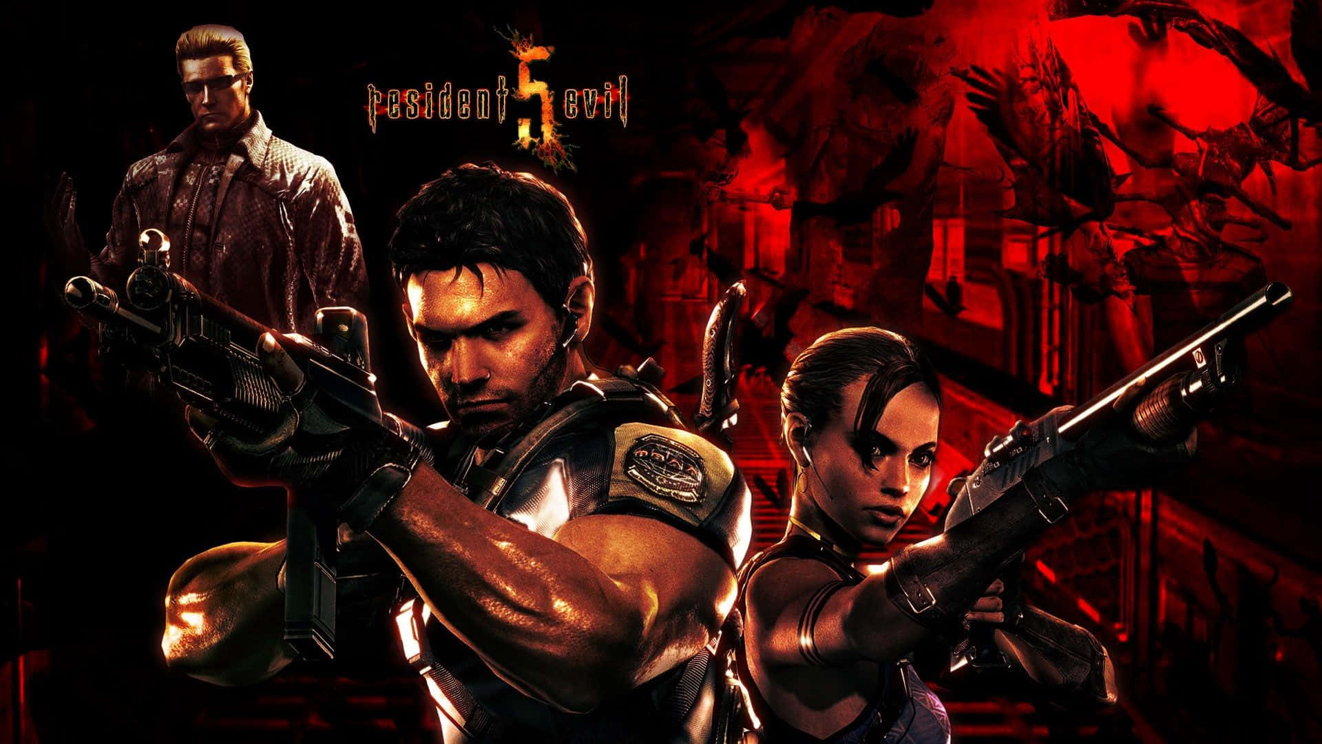 Download Intense Battle In Resident Evil 5 Wallpaper