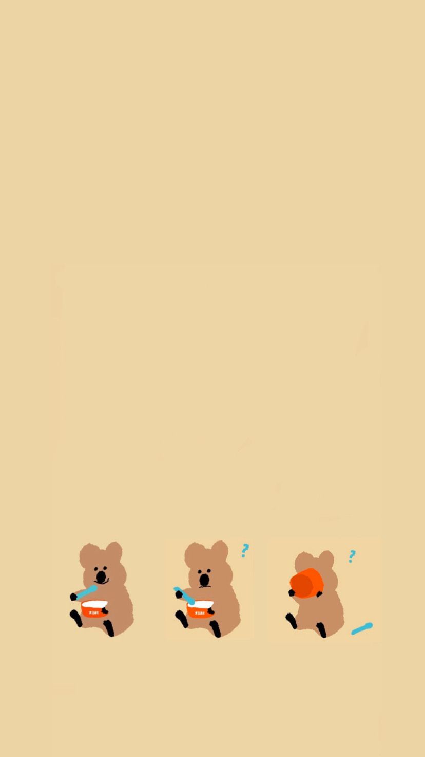 Dinotaeng. Wallpaper iphone cute, iPhone wallpaper drawing, Cartoon wallpaper