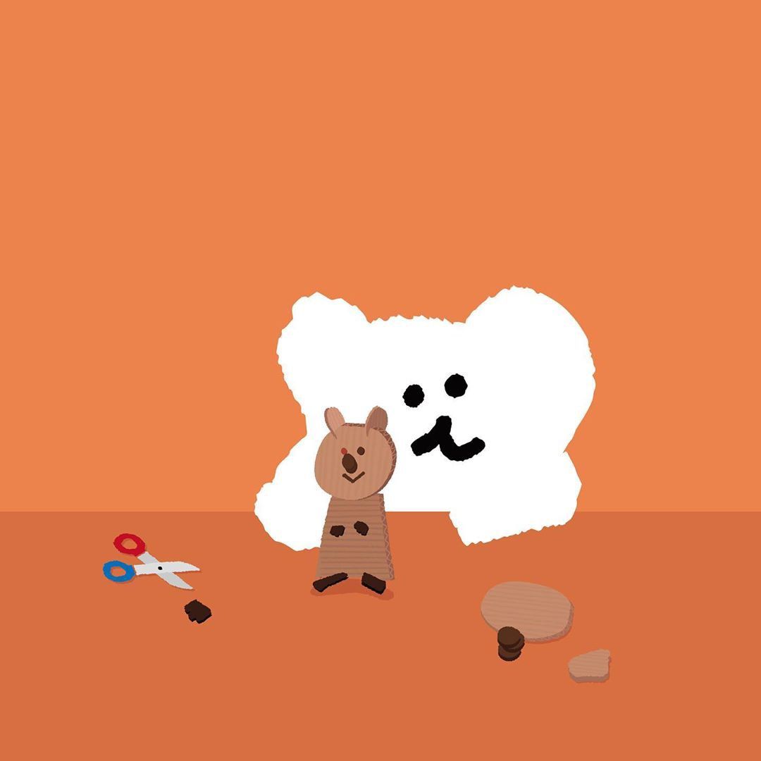 Dinotaeng. Cute doodles, Wallpaper iphone cute, Cute wallpaper