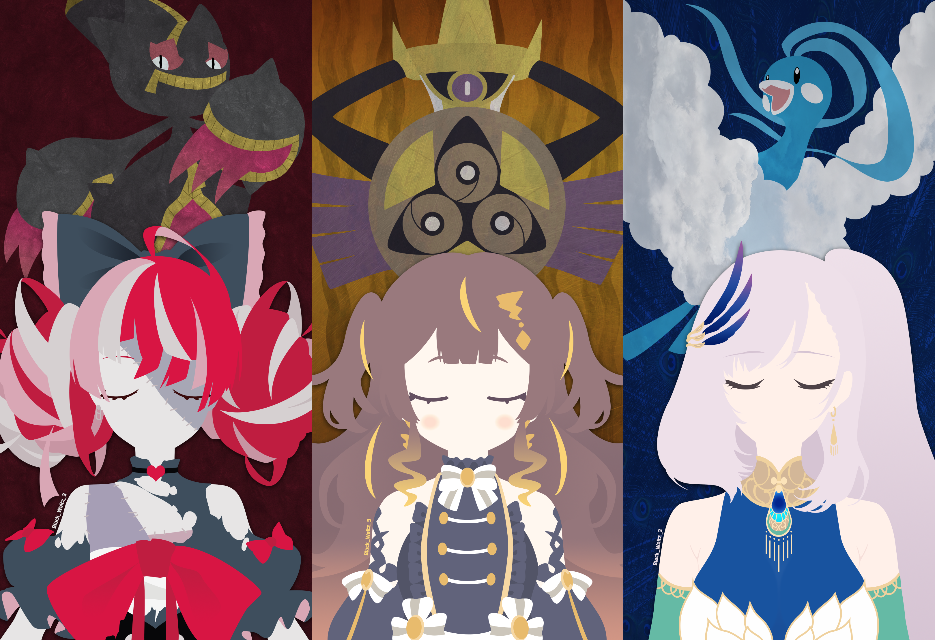 I made some HoloID Gen 2 X Pokémon mobile wallpaper!