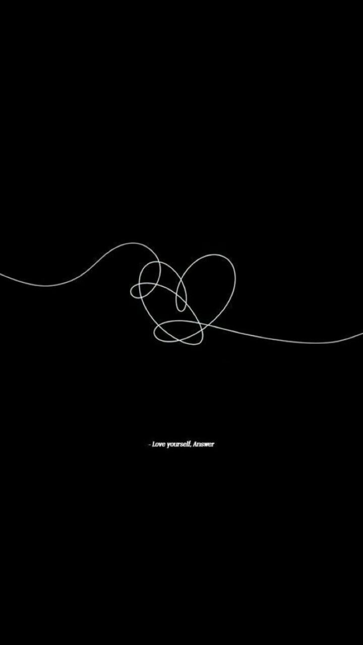 Aesthetic half heart Wallpaper Download