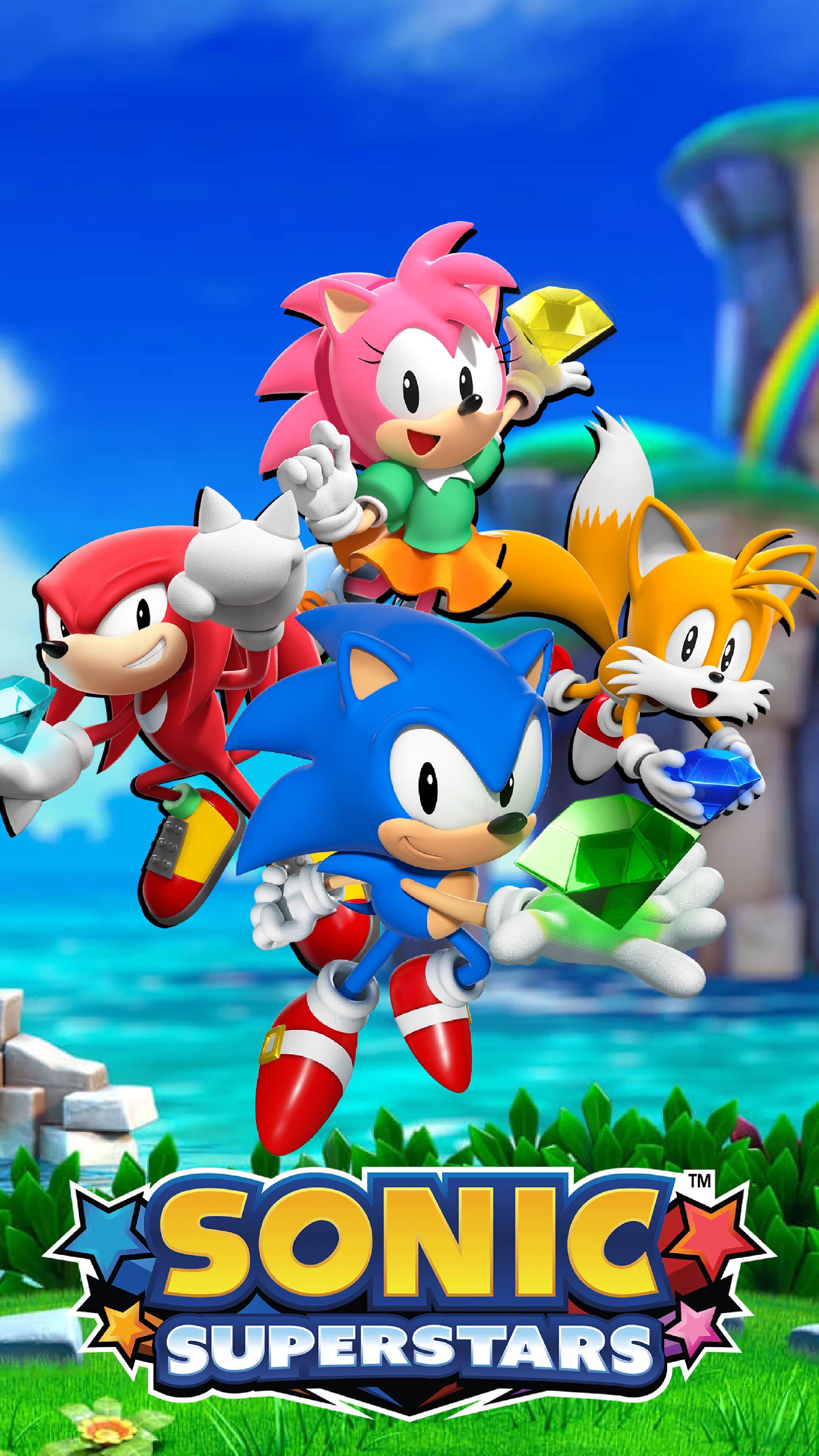 Sonic Superstars Mobile Wallpaper