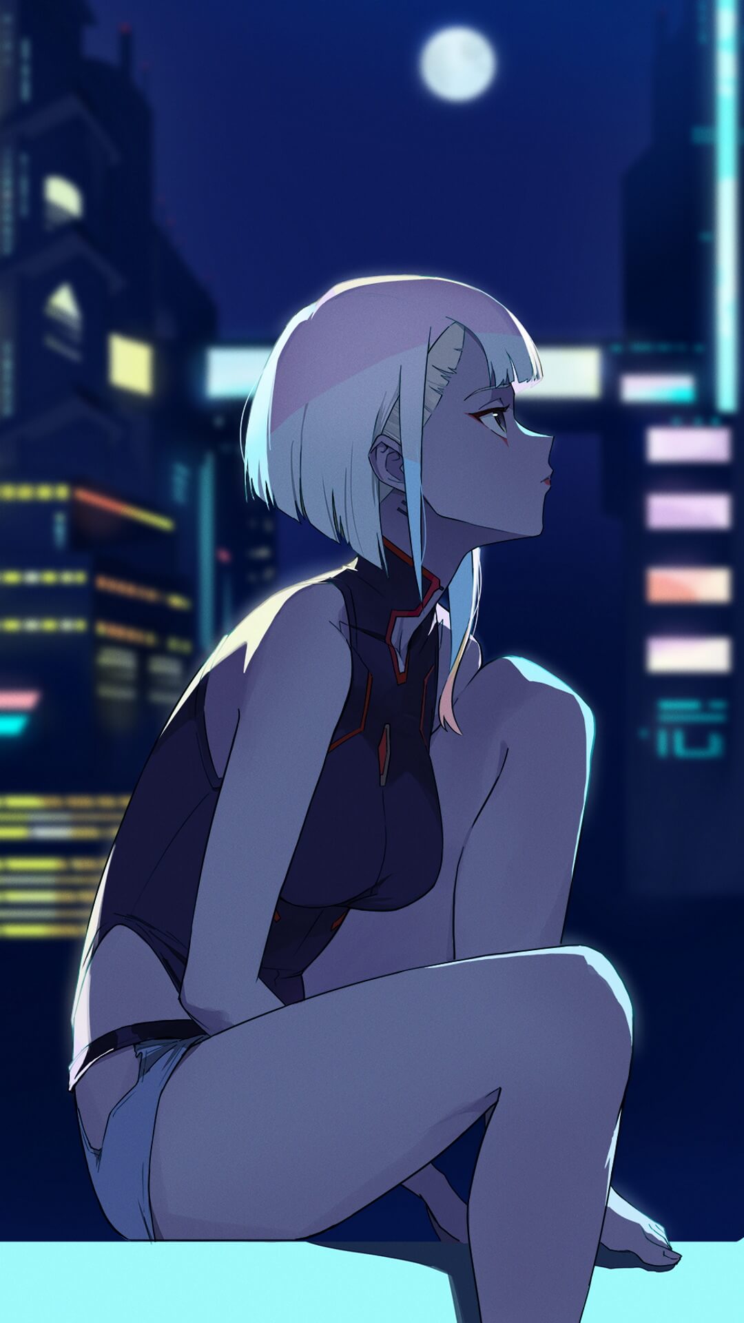 Cyberpunk Edgerunners Lucyna Kushinada.iPhone 6 Plus wallpaper 1080×1920