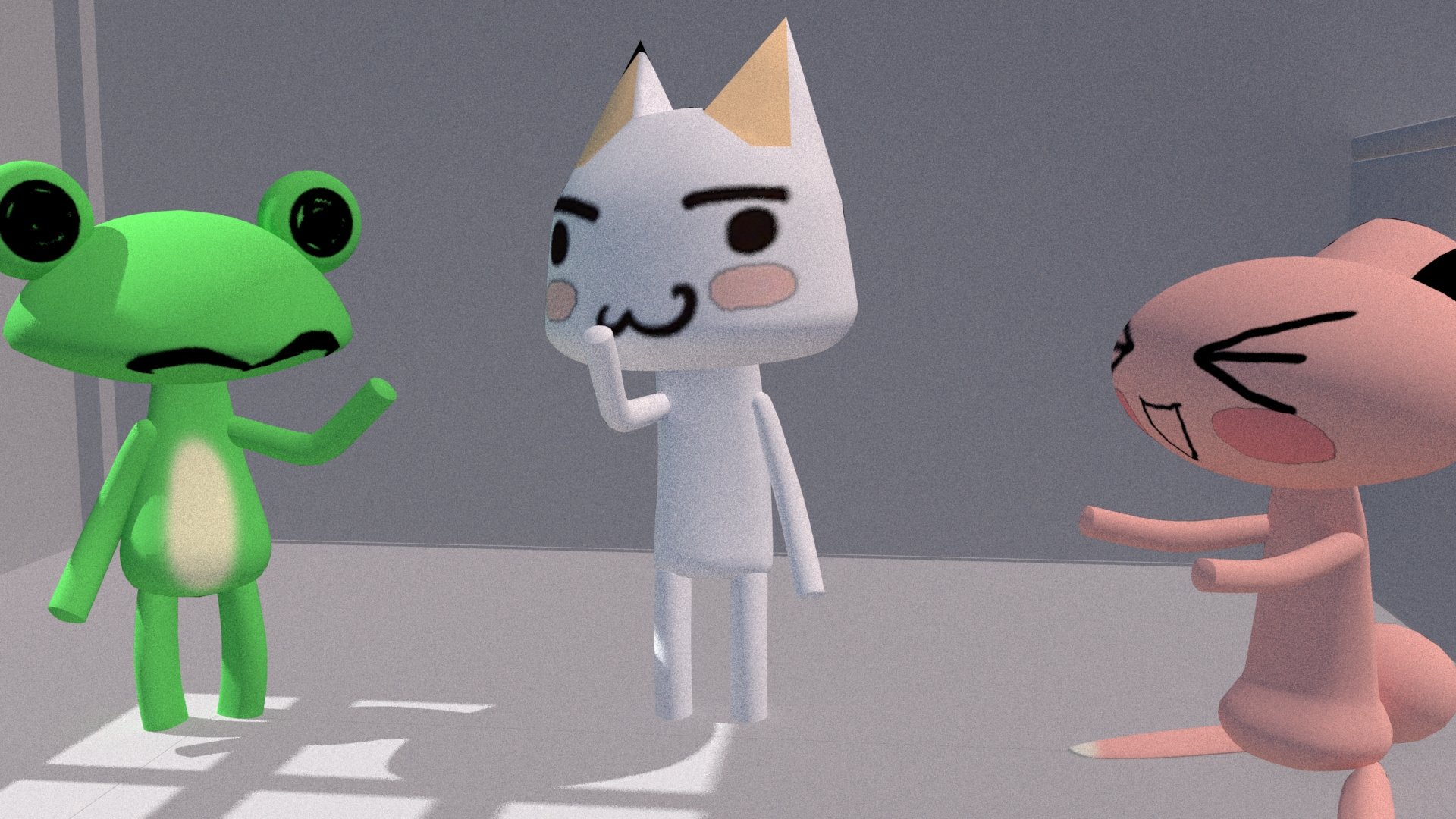 Zachery Thomas's #ToroTuesday and Toro Inoue and his friends are having a little chat. #どこでもいっしょ