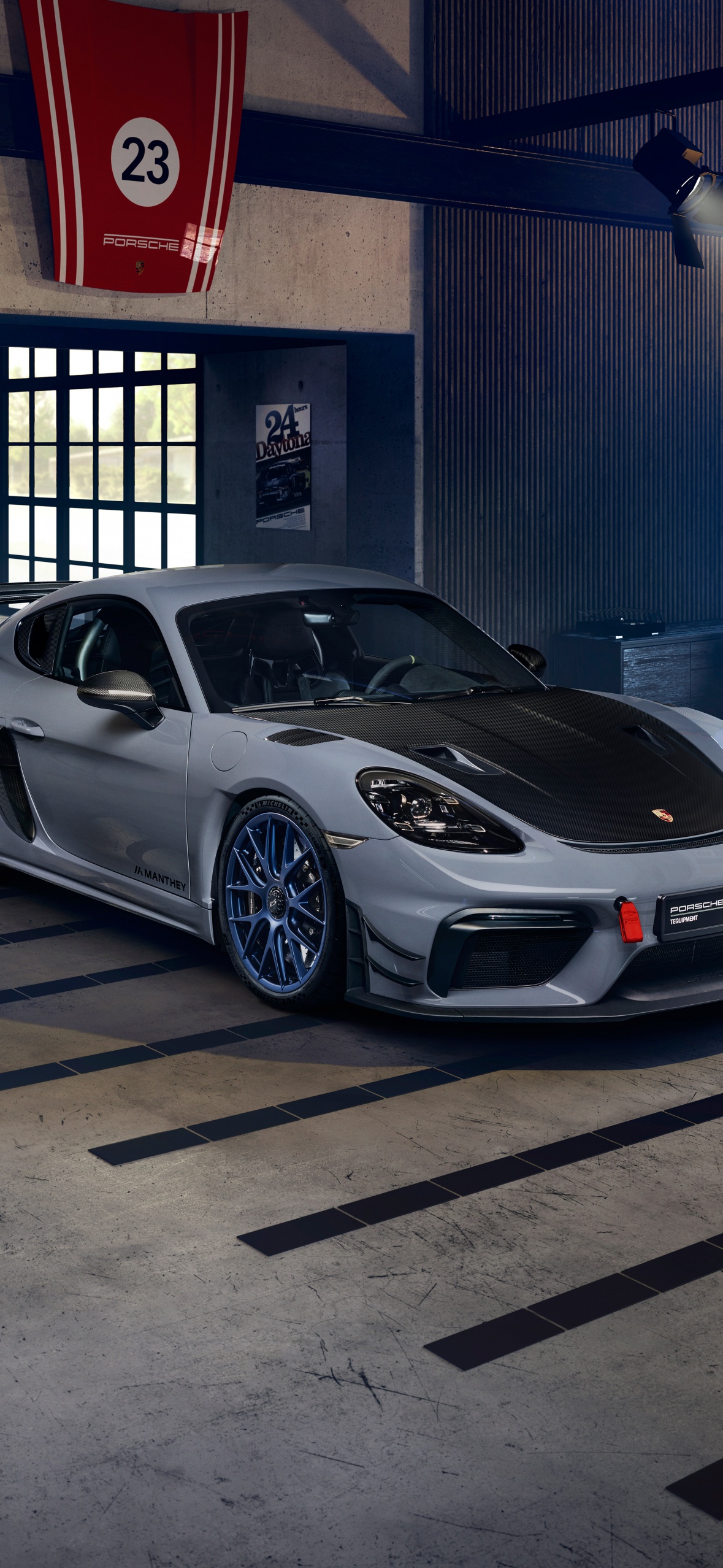Porsche 718 Cayman GT4 RS Wallpaper 4K, Manthey Performance Kit