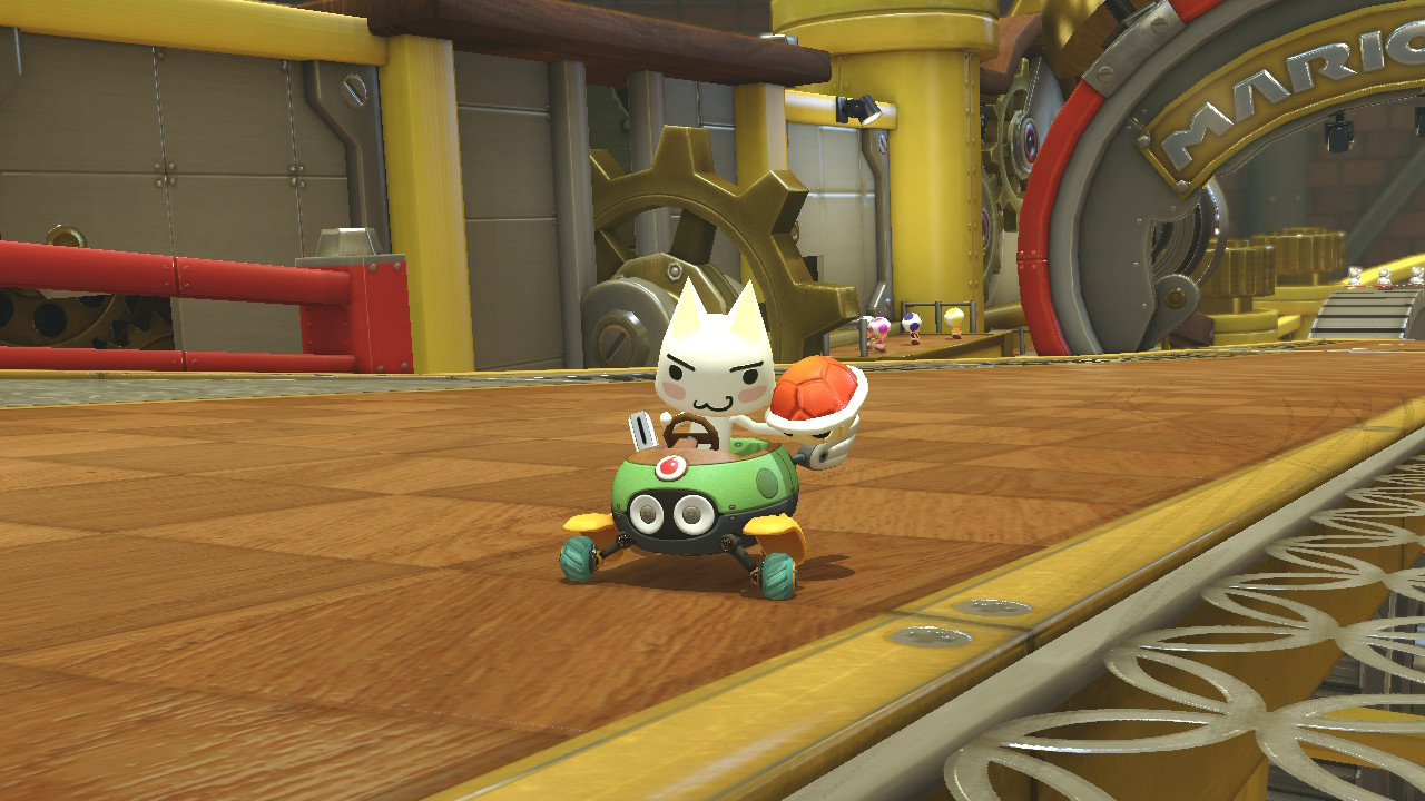 Toro Inoue over Isabelle [Mario Kart 8 Deluxe] [Mods]