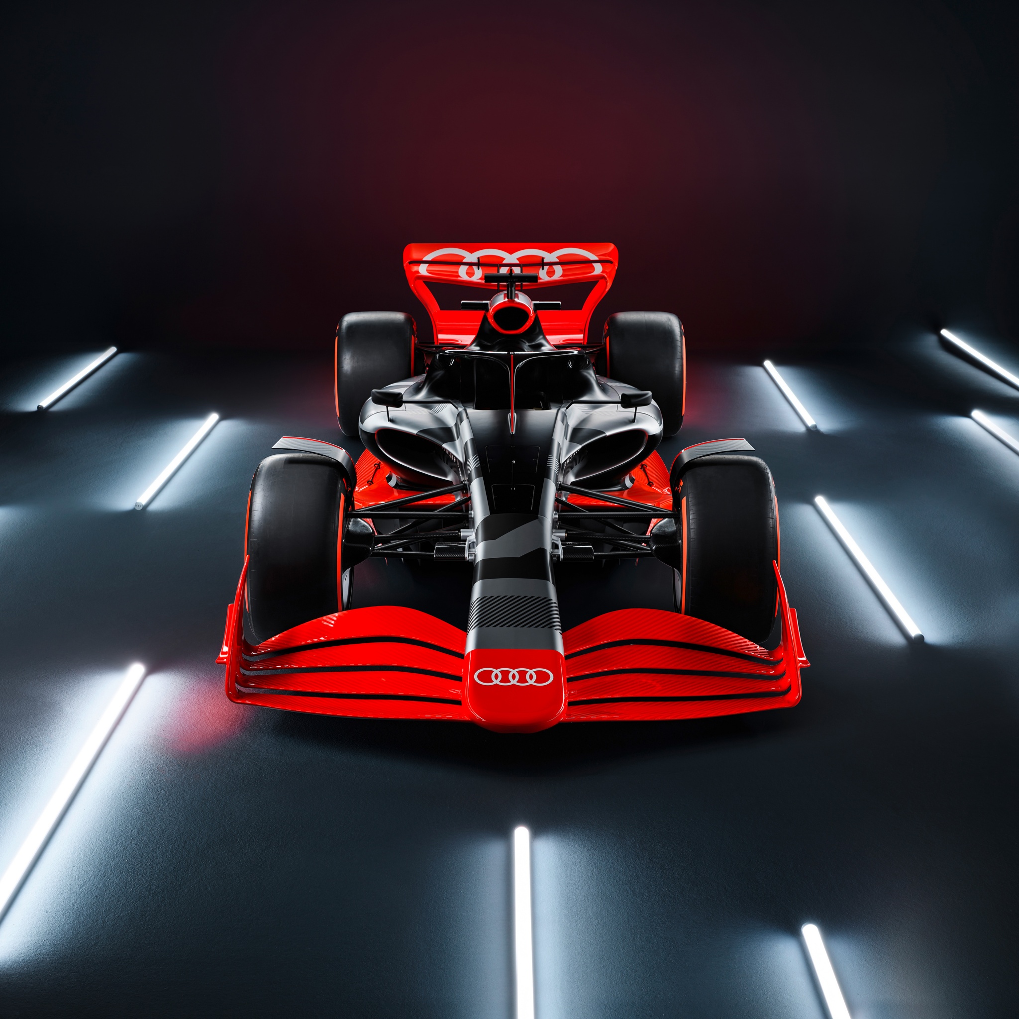 Audi F1 launch livery Wallpaper 4K, 5K