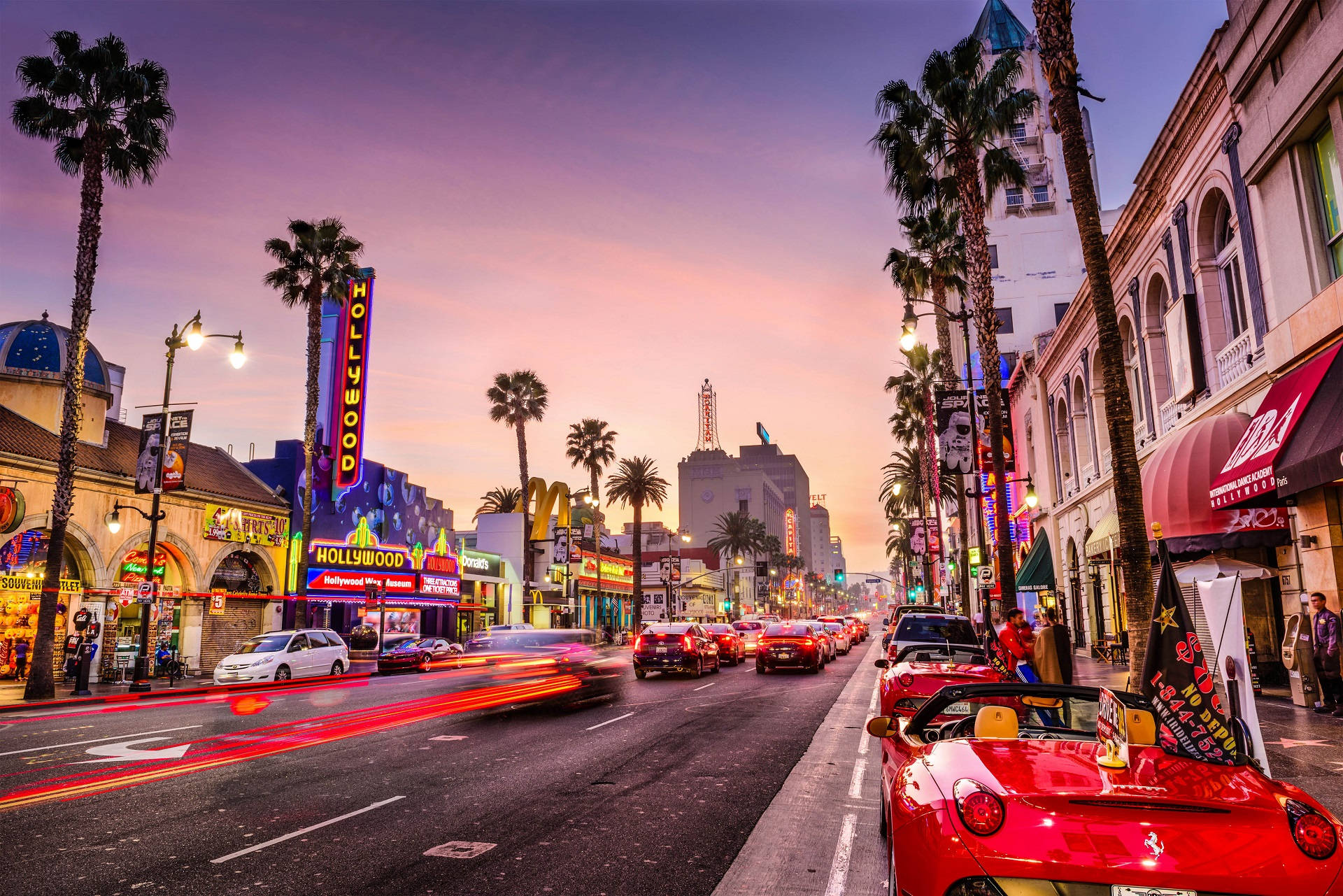 Hollywood Street Wallpaper