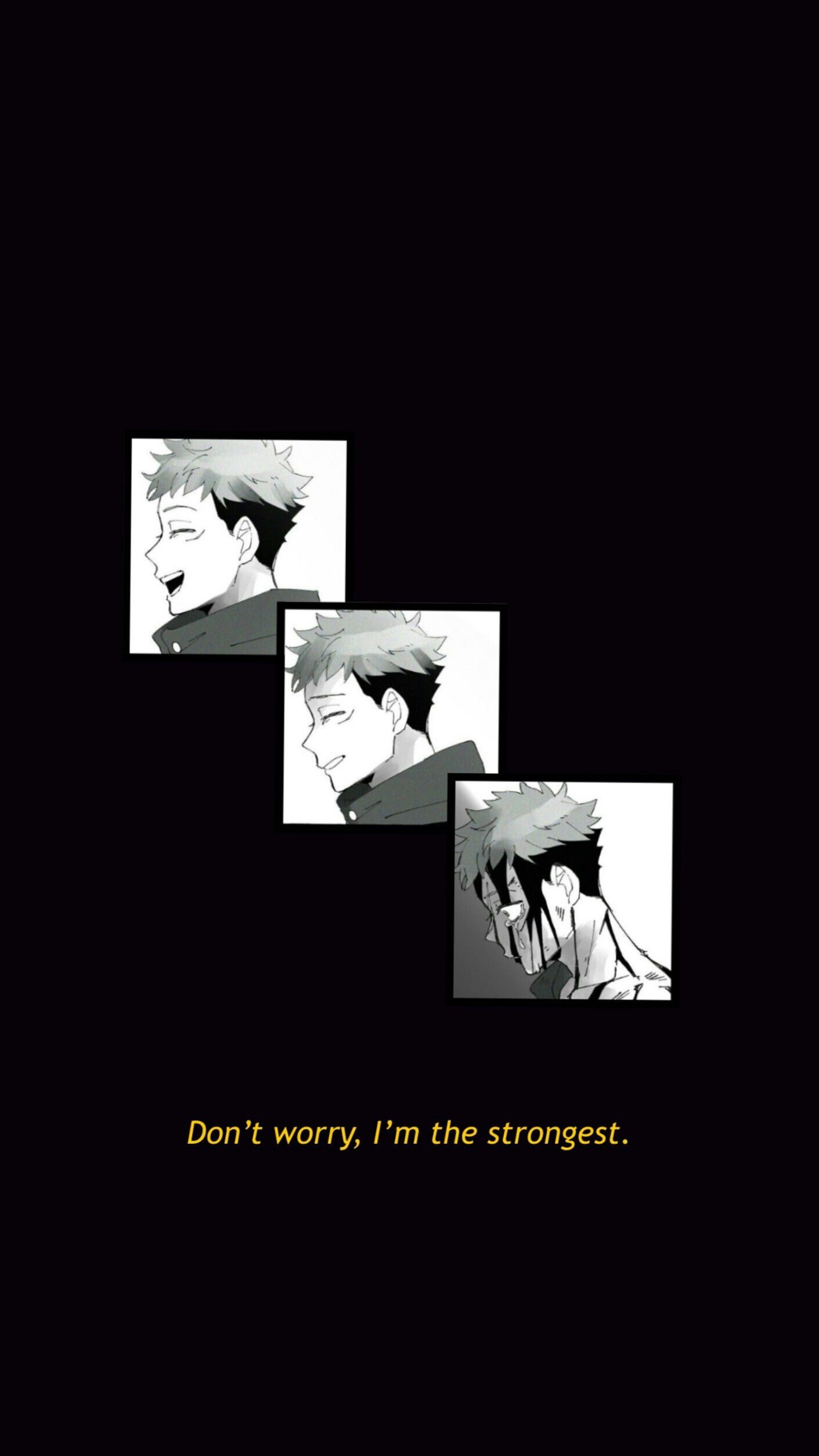 itadori yuji jujutsu kaisen black aesthetic wallpaper. Black aesthetic wallpaper, Naruto and sasuke wallpaper, Anime wallpaper