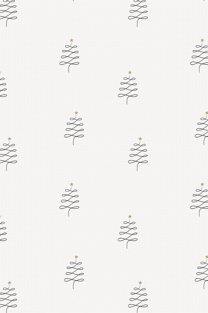 Christmas pattern background, simple winter