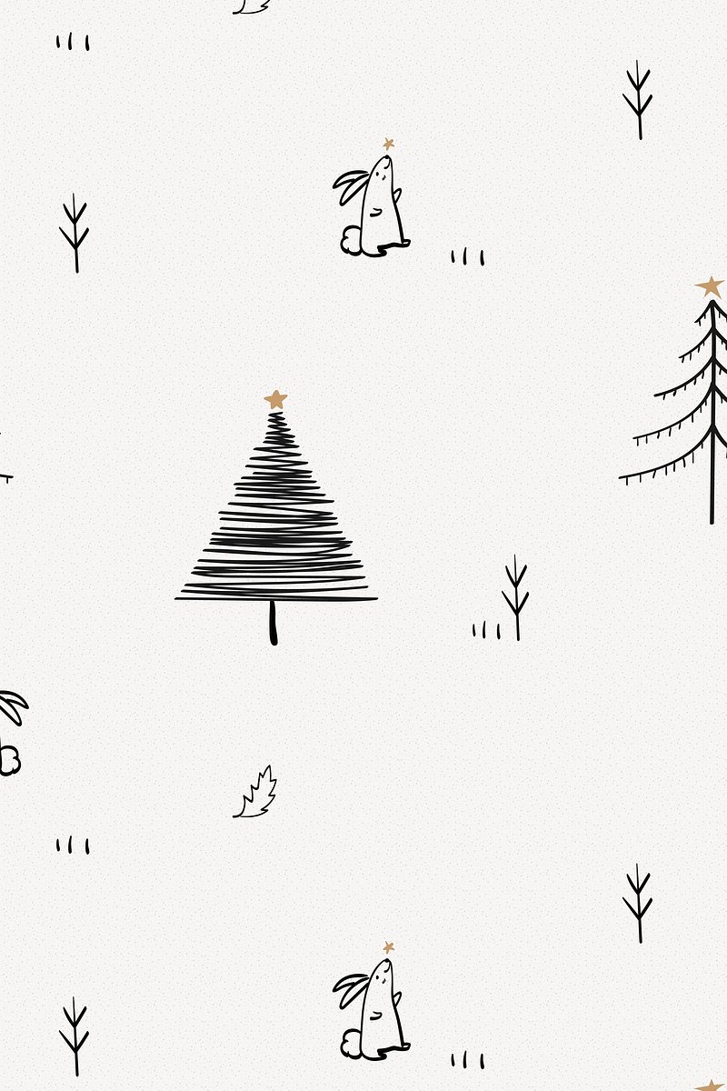 Christmas pattern background, simple winter