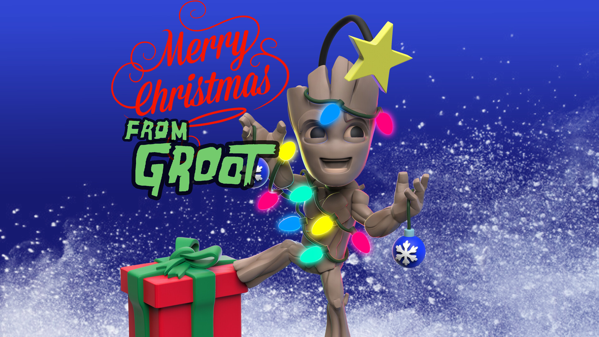 Merry Christmas from Baby GROOT!