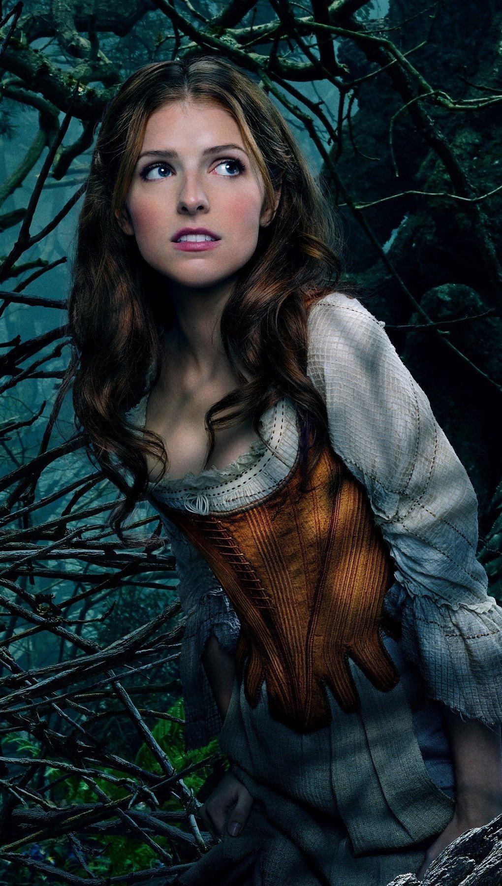 Anna kendrick as Cinderella Wallpaper