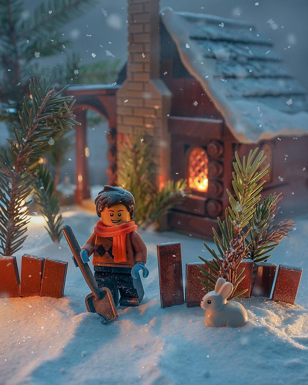 Lego Mocs Holidays Christmas Замело ❄️☃ Snowfall ✨. Lego worlds, Lego christmas, Lego picture