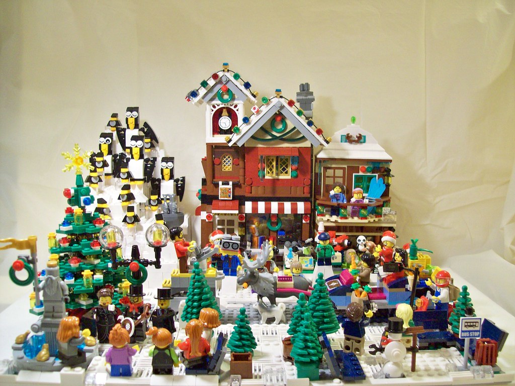 LEGO Christmas. My little LEGO Christmas Scene is made