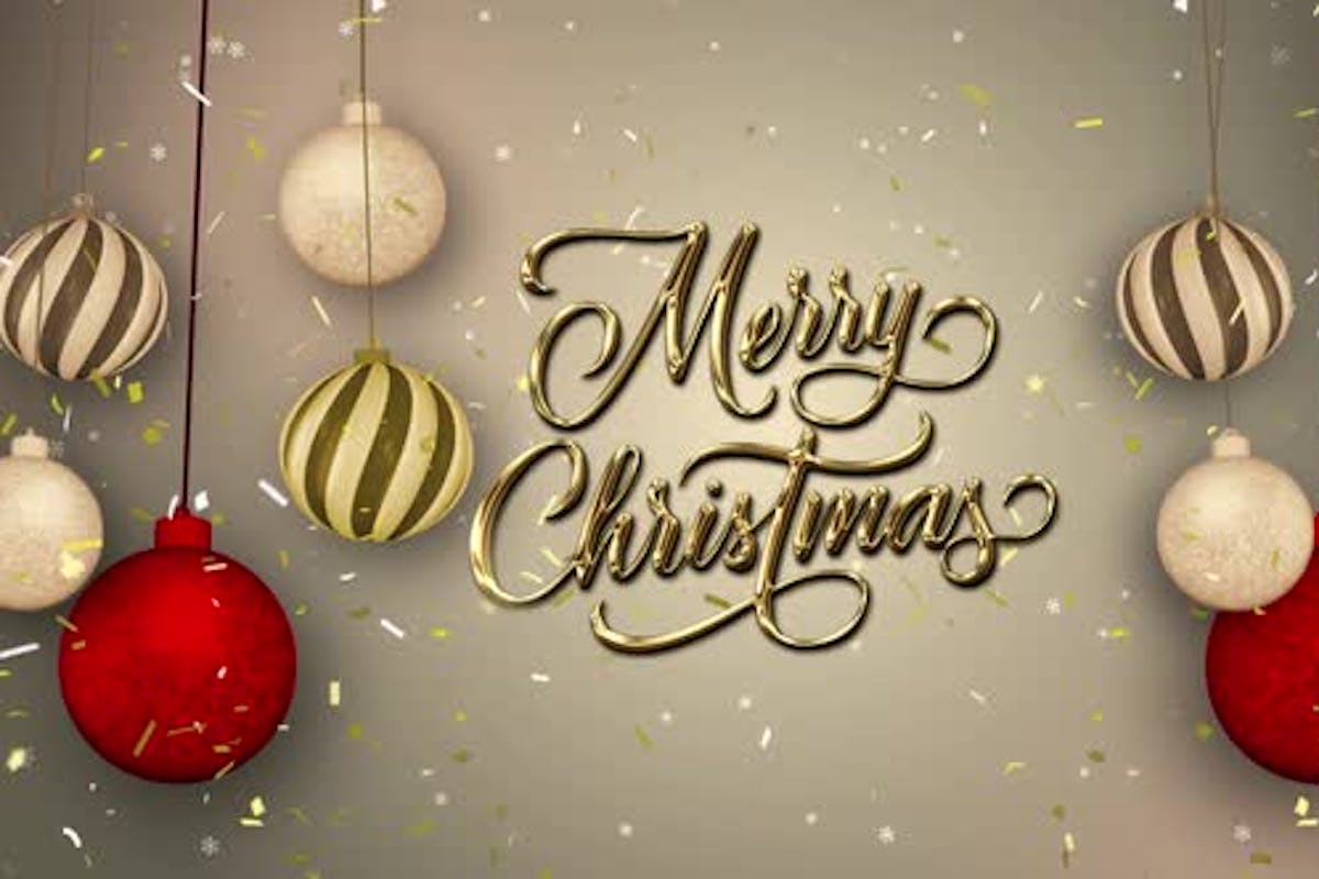 Christmas and Happy New Year 20222 2023 2024, Stock Video