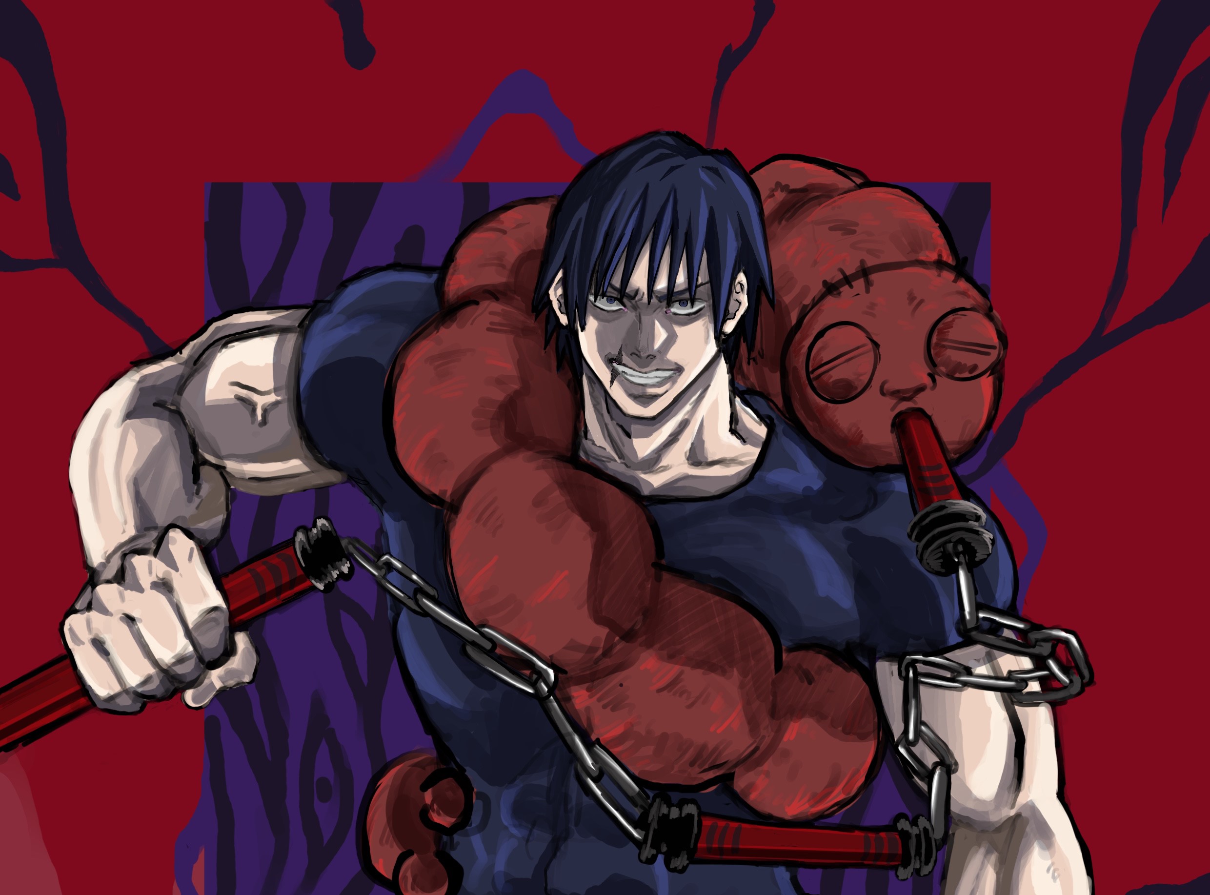 Toji Fushiguro Anime Jujutsu Kaisen