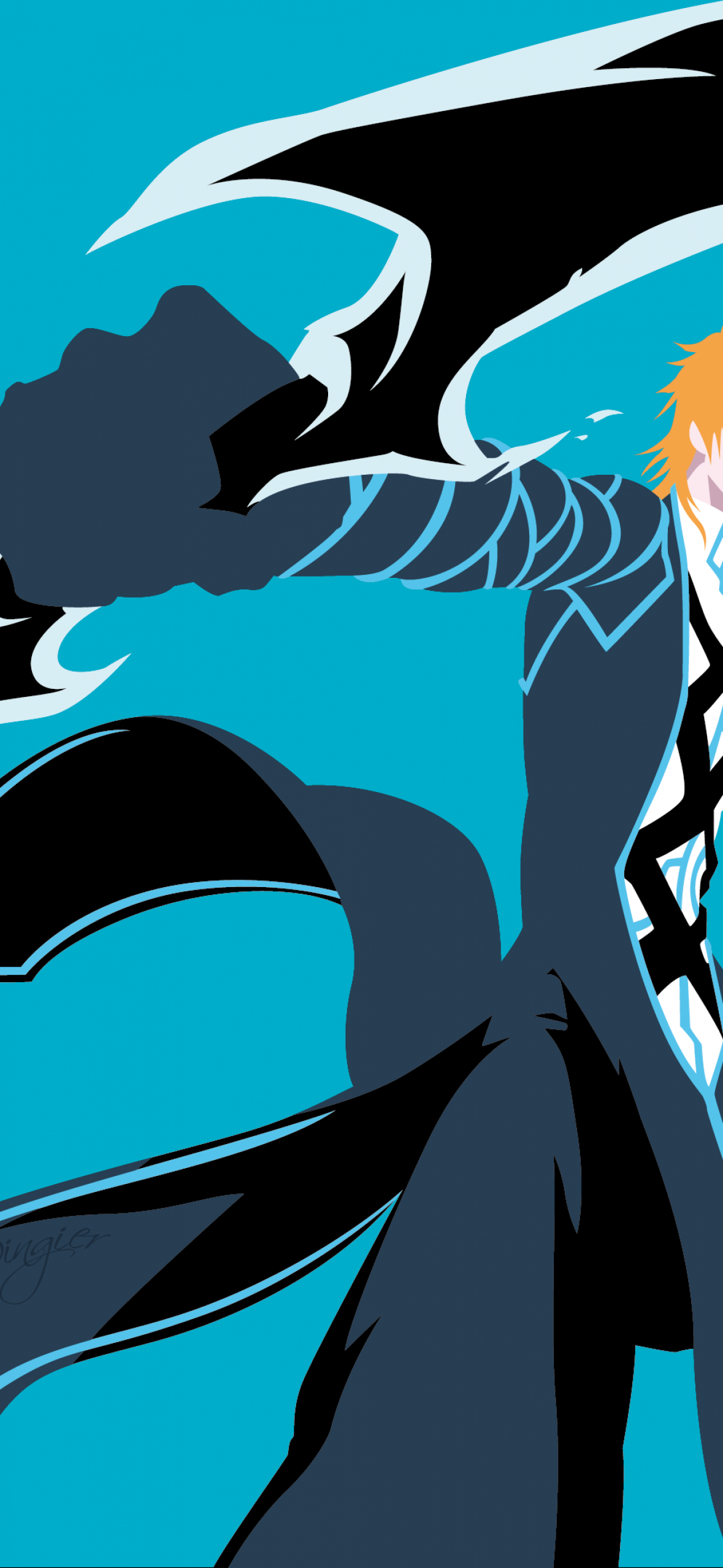 Ichigo Kurosaki Wallpaper 4K, Soul Reaper, Faceless, Bleach
