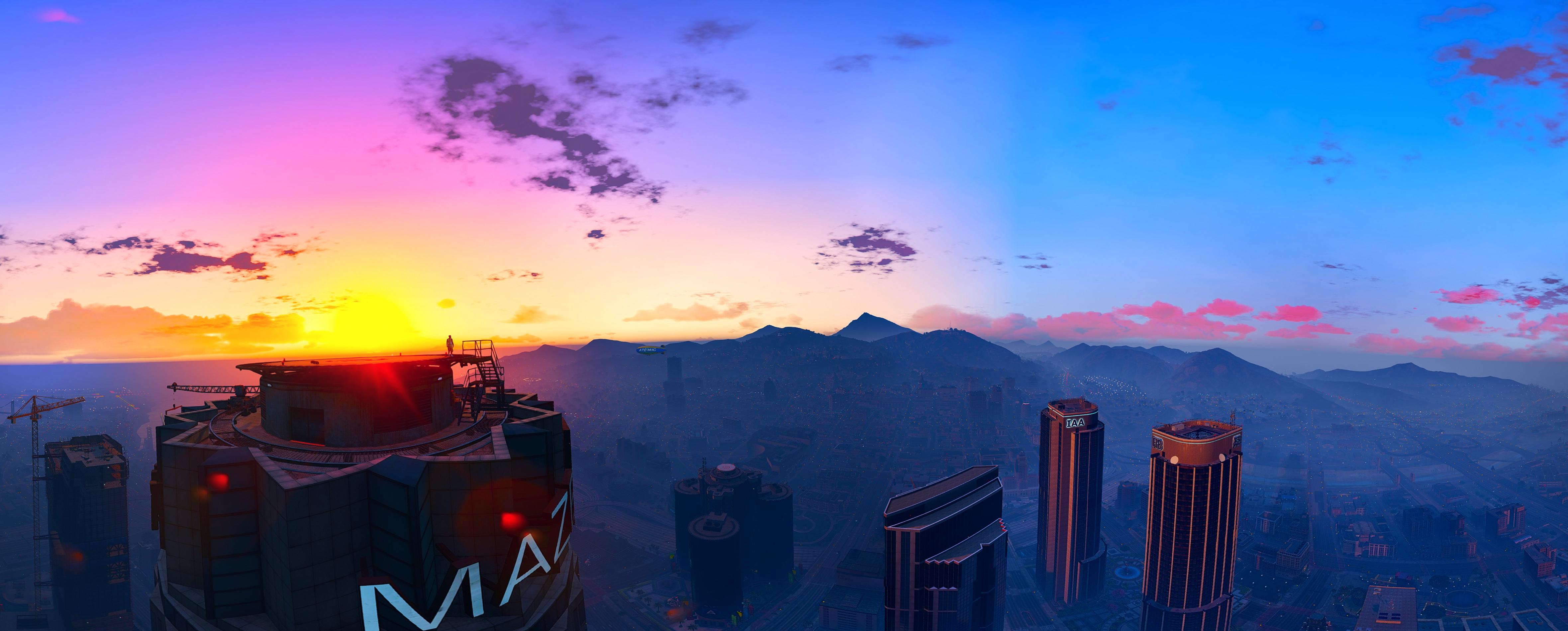 GTA V Los Santos Buildings View