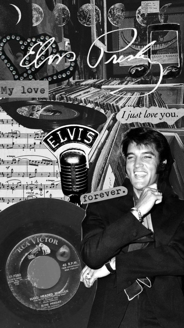 elvispresley #music #collage #aesthetic