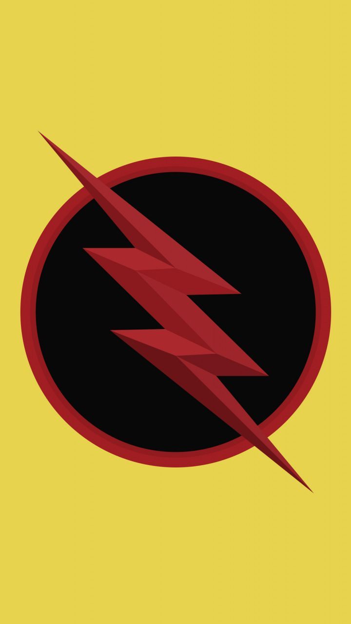 marvelous wallpaper Reverse flash logo dc comics minimal 7201280 wallpaper. Reverse flash, Flash wallpaper, Flash logo