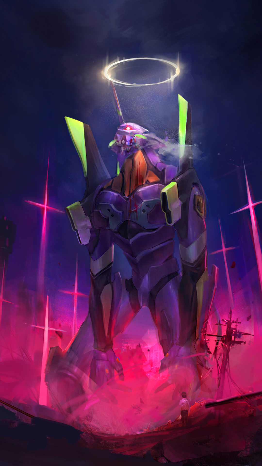 Anime Neon Genesis Evangelion Phone Wallpaper