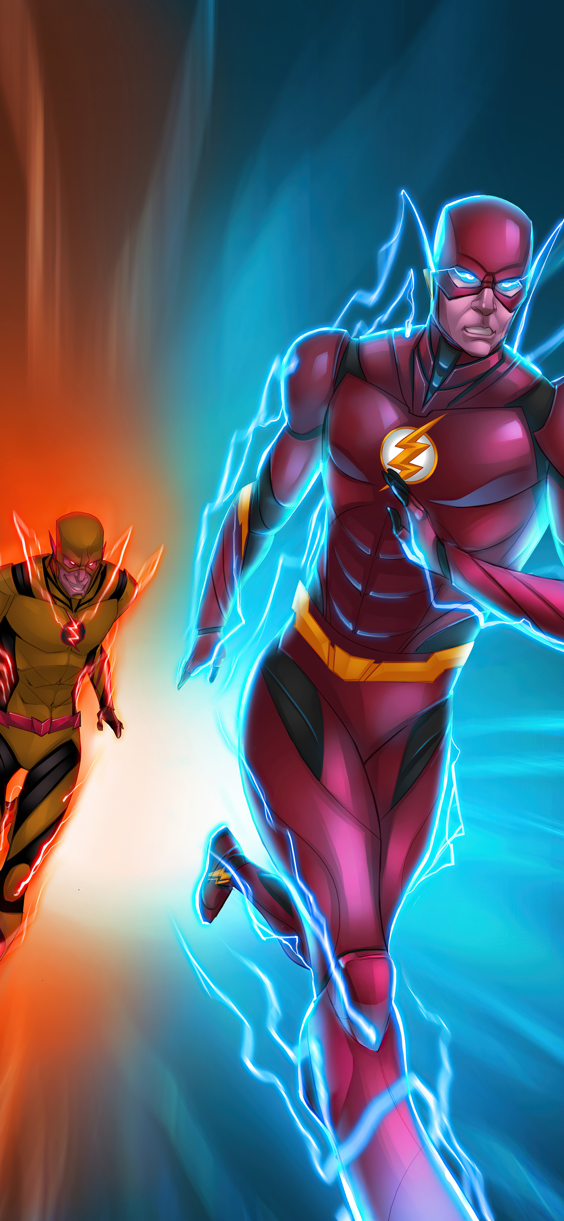 The Flash Vs Reverse Flash 4k iPhone XS, iPhone 10, iPhone X HD 4k Wallpaper, Image, Background, Photo and Picture