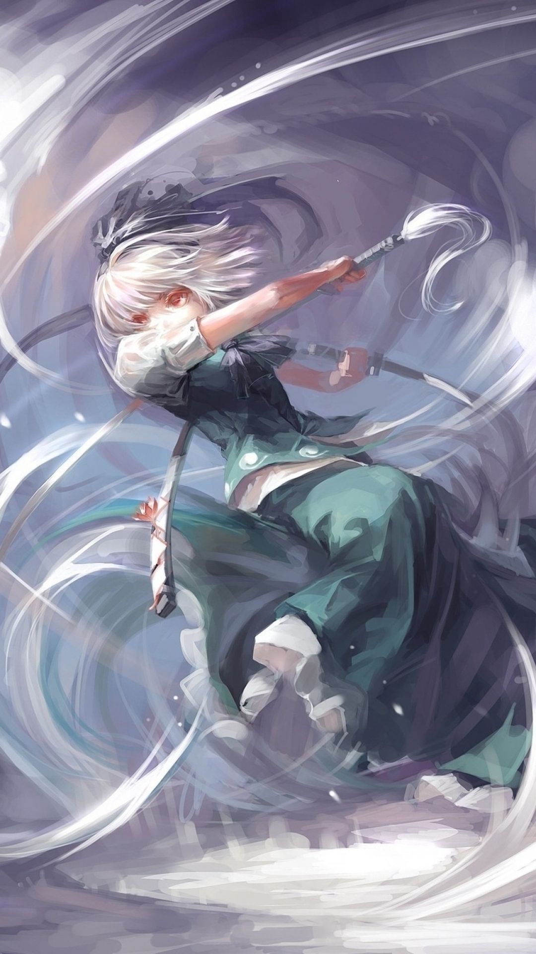 Anime Touhou Phone Wallpaper