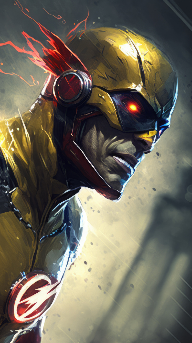 Reverse Flash Artwork 4k iPhone 6, iPhone 6S, iPhone 7 HD 4k Wallpaper, Image, Background, Photo and Picture