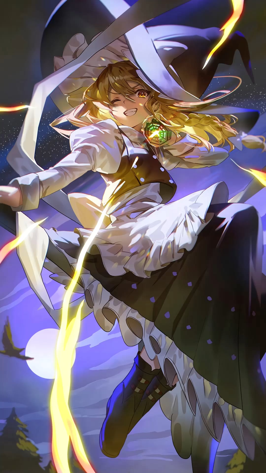 I animated Marisa Live wallpaper this time