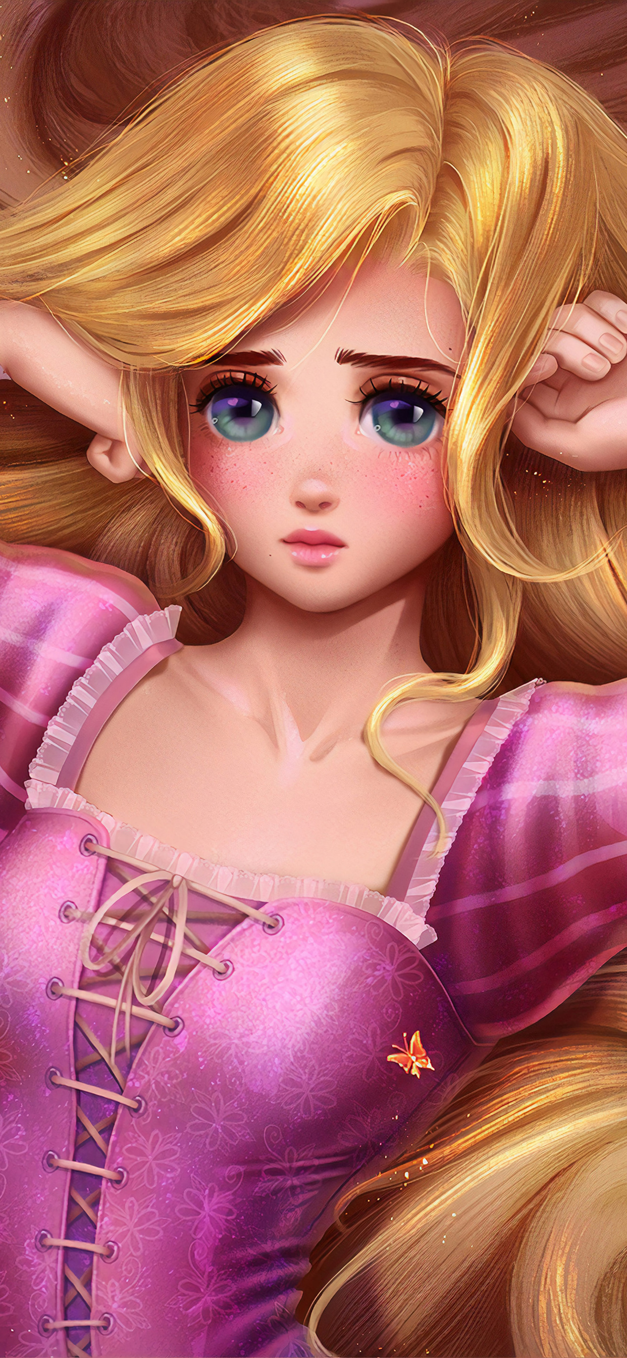 Rapunzel Disney Princess 4k iPhone XS MAX HD 4k Wallpaper, Image, Background, Photo and Picture