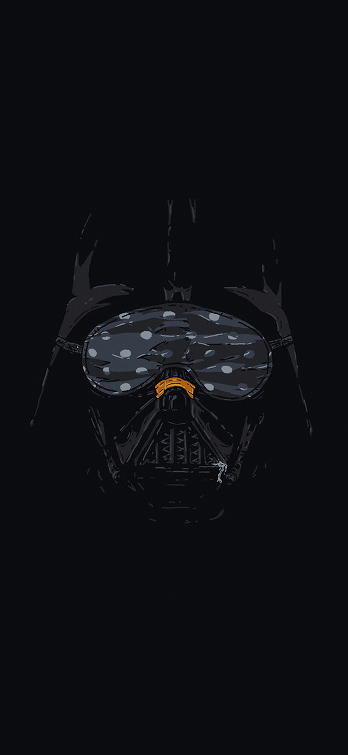 Darth Vader Minimal Starwars Illust Art