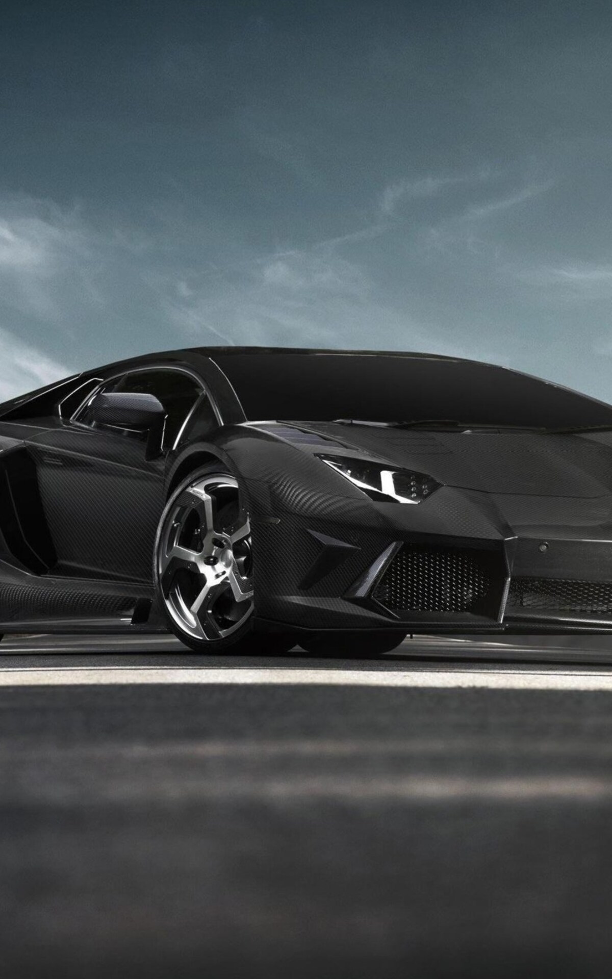 Black lambo Wallpaper Download