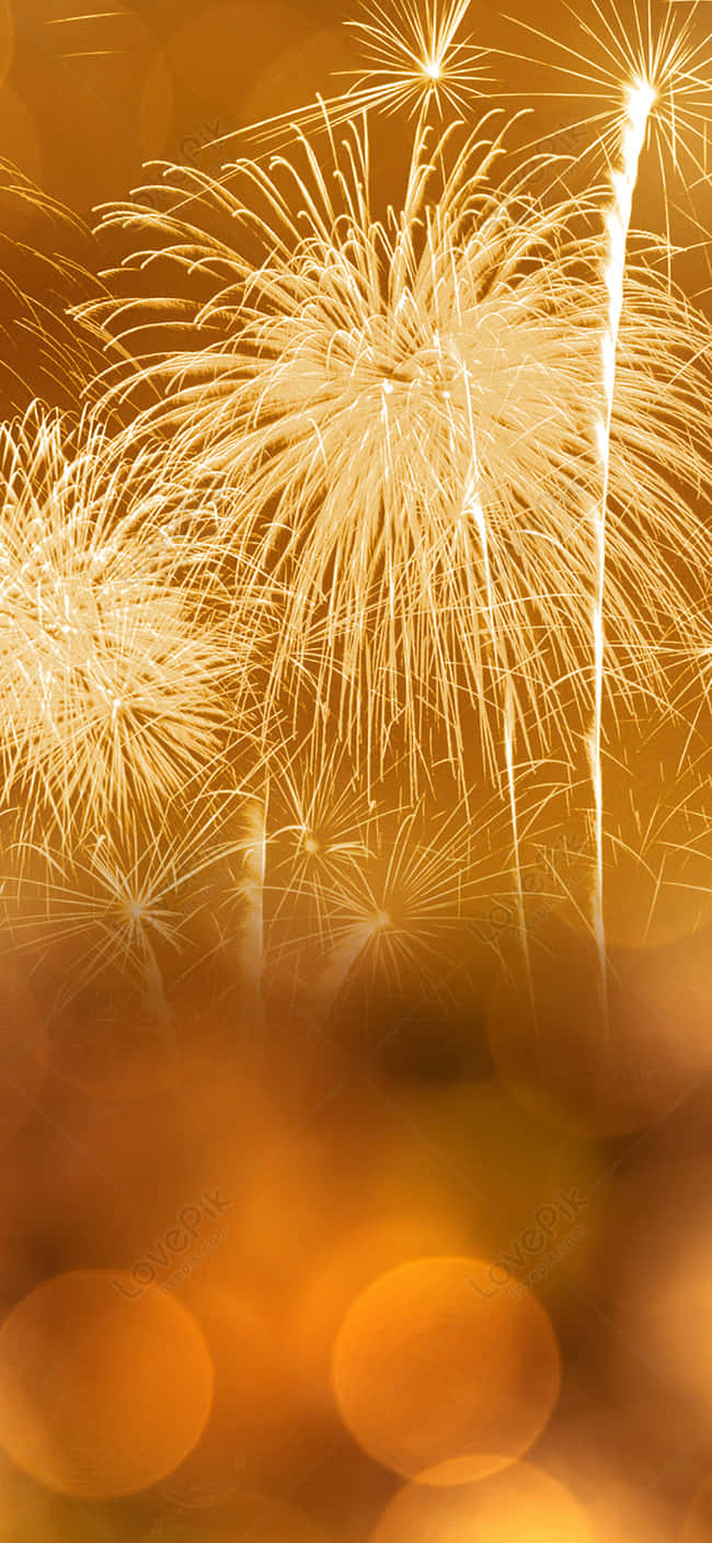 Download A beautiful display of vibrant colored fireworks