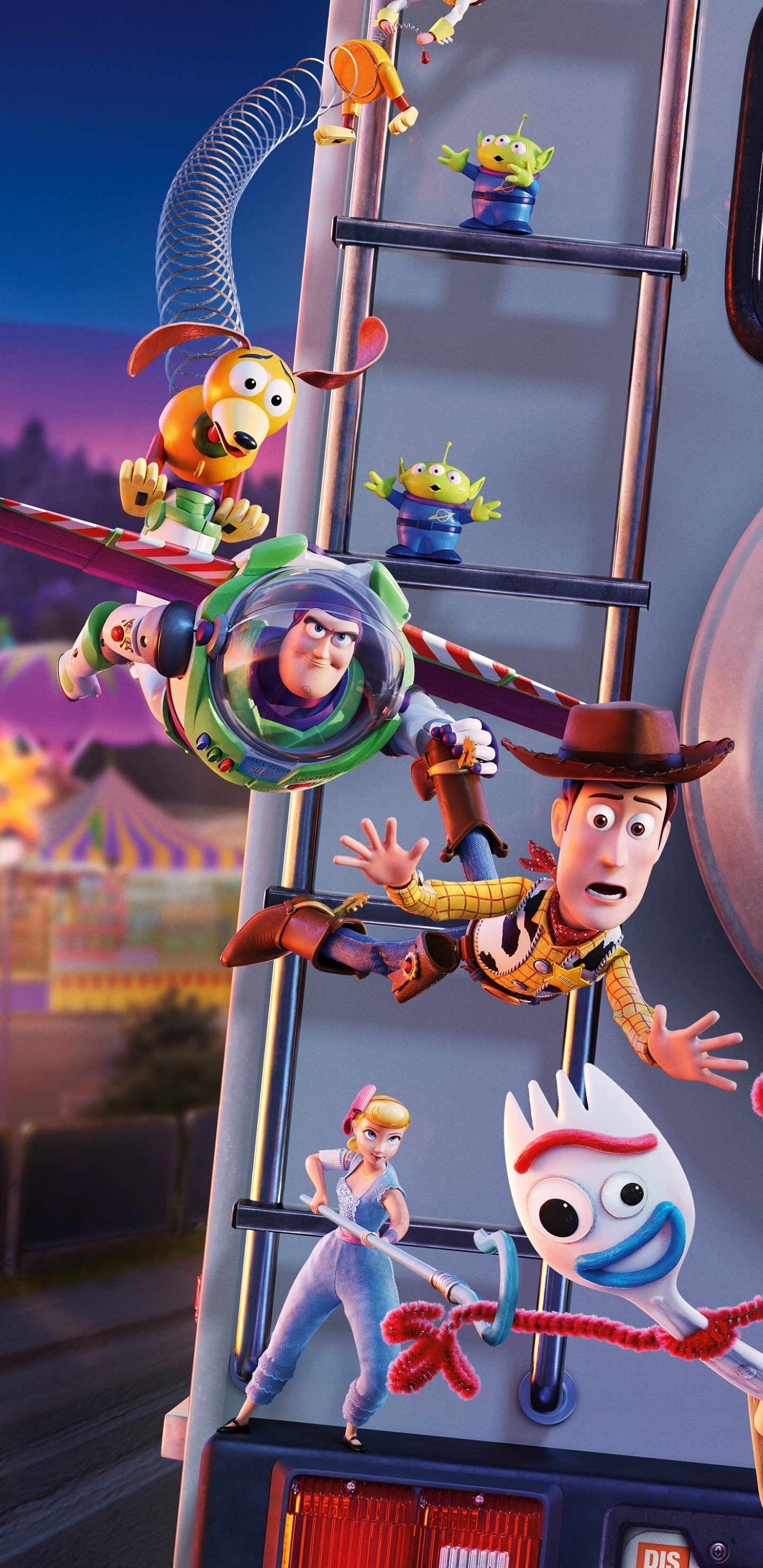 Mobile wallpaper: Movie, Buzz Lightyear, Woody (Toy Story), Toy Story 4, 1365553 download the picture for free