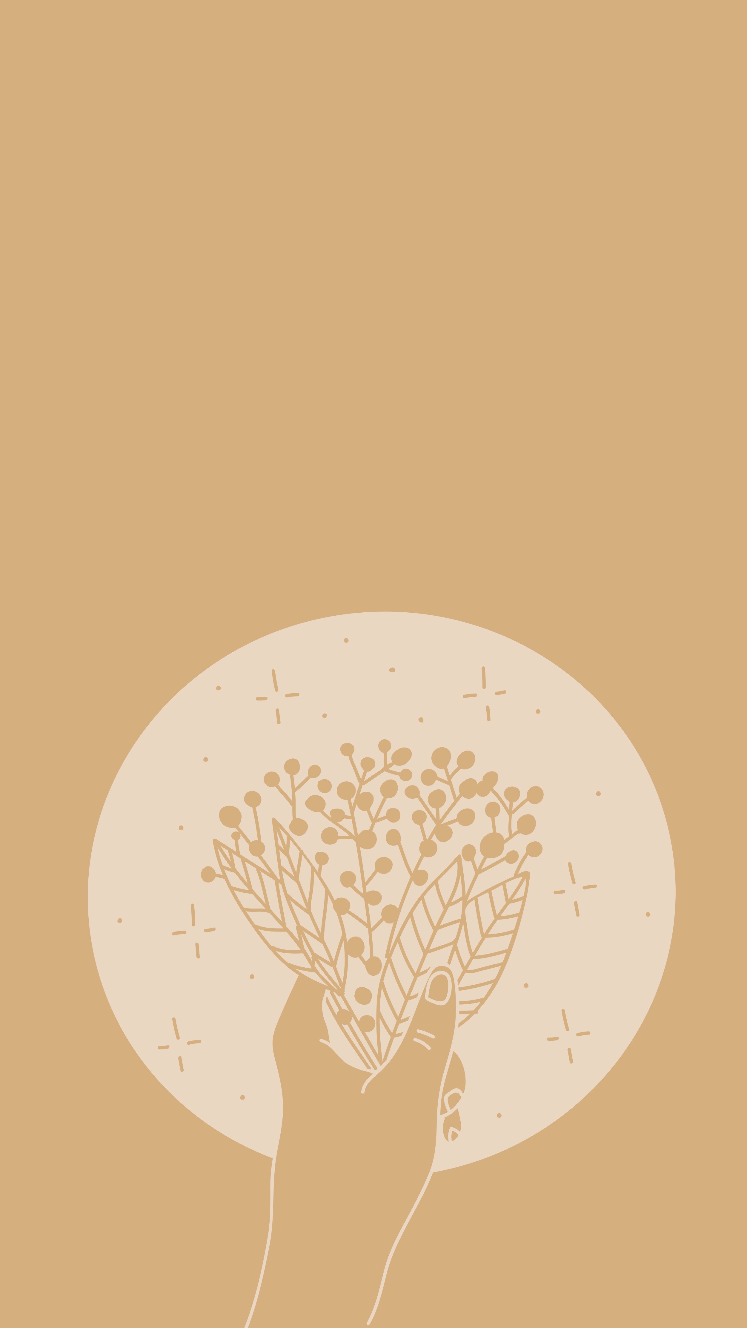 iPhone Wallpaper Graphics Image Watercolor Line Digital Abstract Shapes Art Aesthetic Floral Minimal Simple Theme