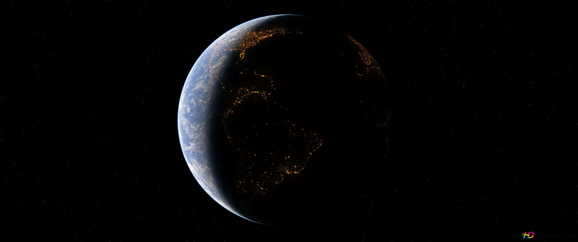 Download Ultra Wide 3440 X 1440 Dark Space Wallpaper