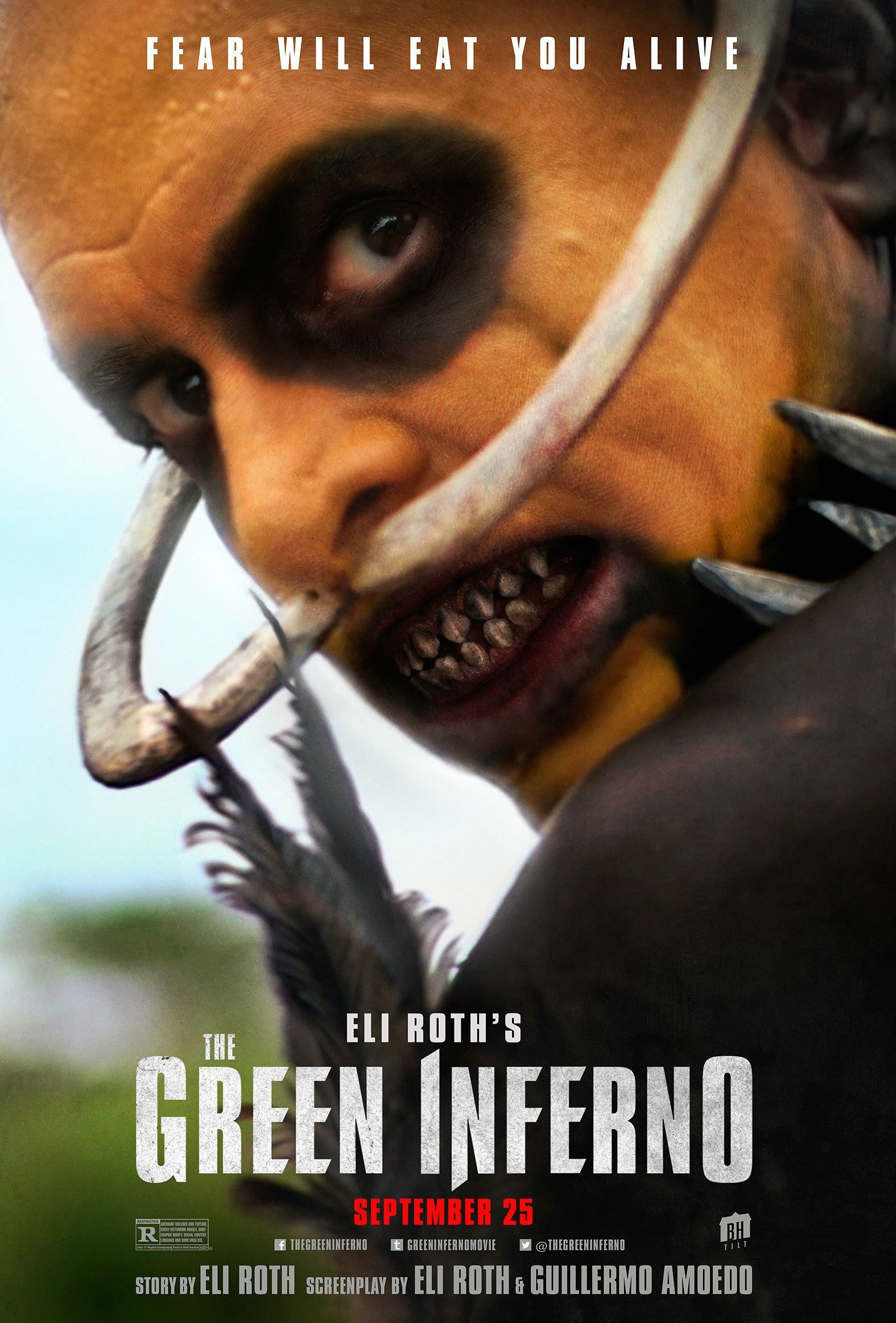 GREEN INFERNO horror survival dark evil 1ginf movie film blood wallpaperx2325