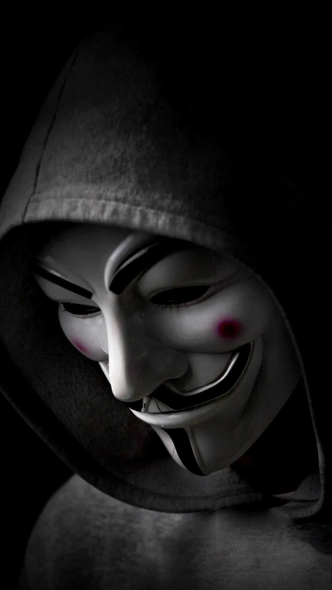 Hacker comic face Wallpaper Download
