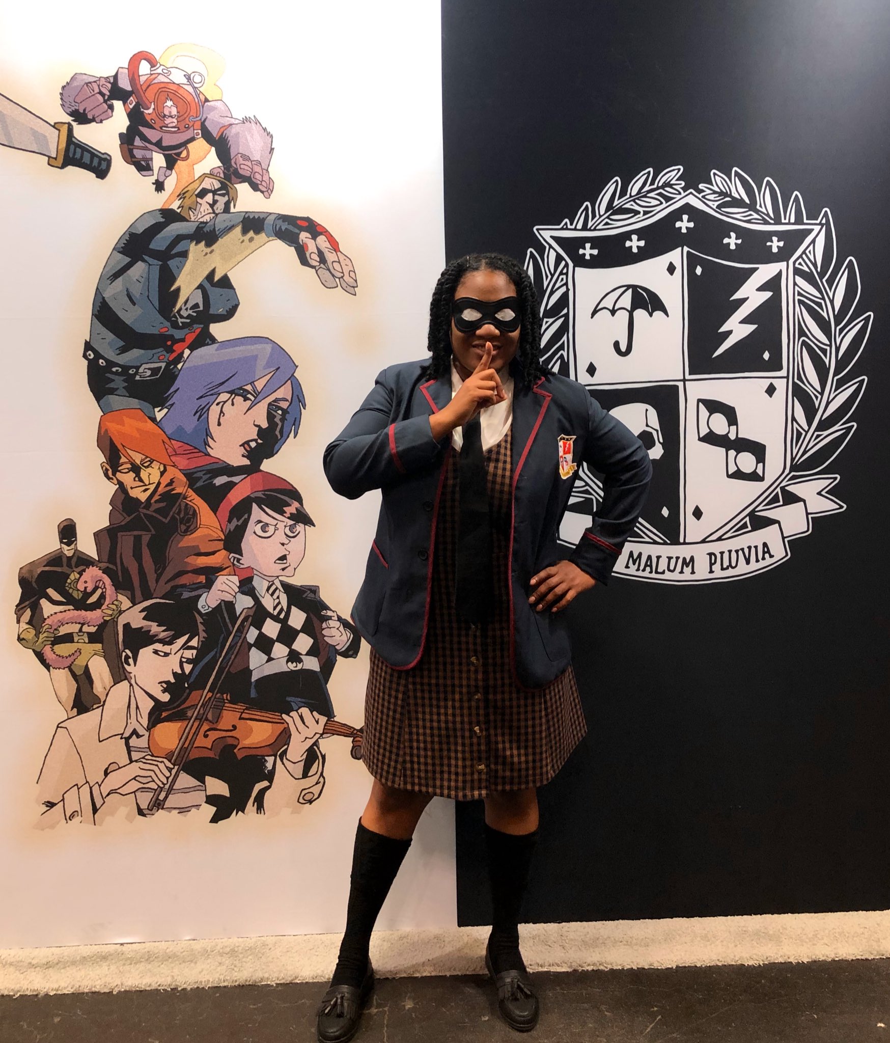 Dark Horse Comics heard a Rumor that #UmbrellaAcademy cosplayers are getting special treatment at our New York Comic Con booth. #nycc2019 #nycc19