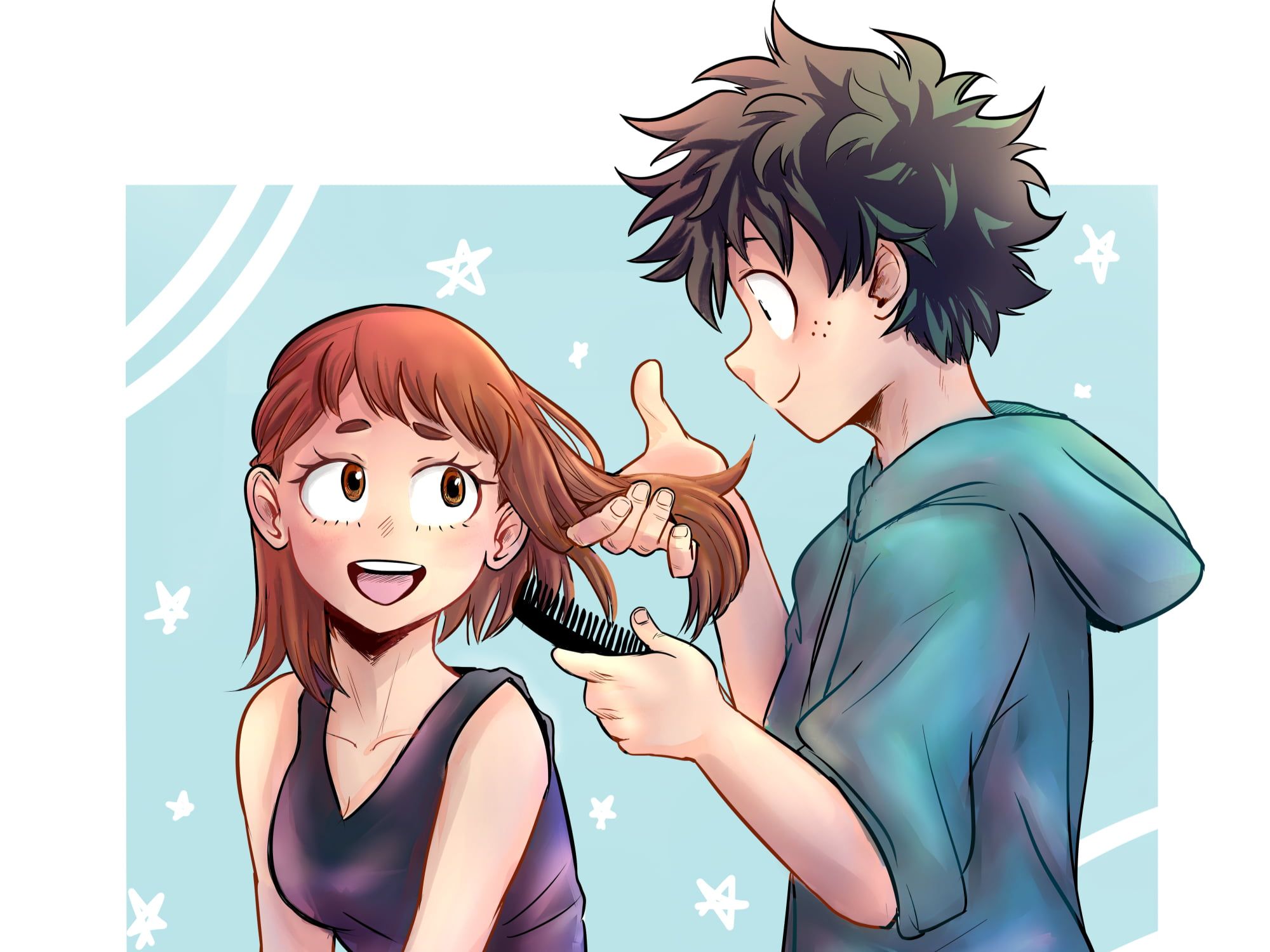 Anime My Hero Academia Izuku Midoriya Ochaco Uraraka P #wallpaper #hdwallpaper #desktop. Izuku midoriya, Anime, Personagens de anime